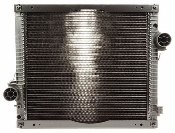 MAHLE ORIGINAL CR 216 000S Engine radiator Aluminium, 516 x 503 x 76 mm, with frame, Brazed cooling fins