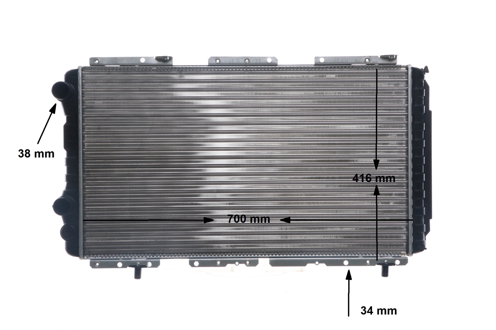 376976004 CR2174000S Radiaator, mootorijahutus MAHLE ORIGINAL 1301 JK FORD