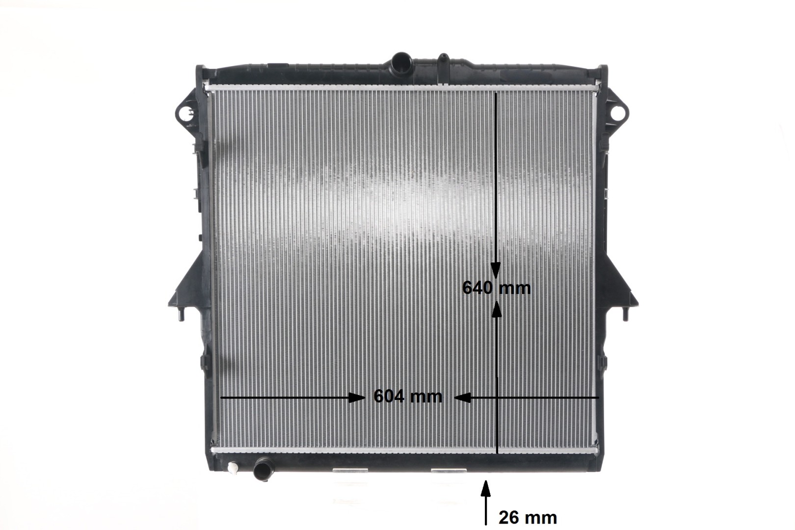 376908564 MAHLE ORIGINAL 604 x 640 x 26 mm, Brazed cooling fins Radiator CR 2234 000S buy