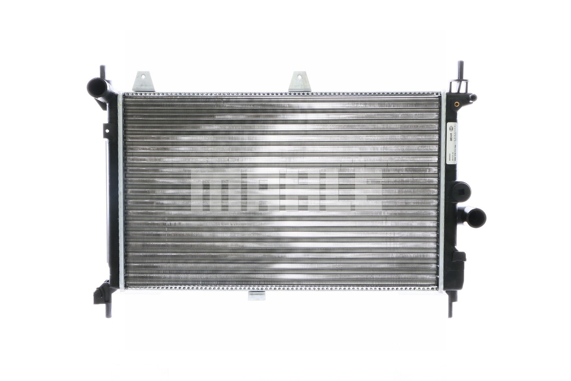 MAHLE ORIGINAL CR 267 000S Engine radiator for vehicles without air conditioning, 532 x 358 x 42 mm, with sealing plug, Manual Transmission, Mechanically jointed cooling fins