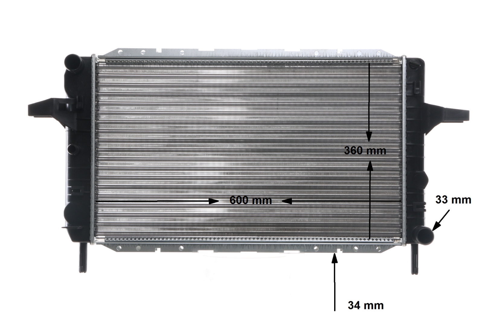 MAHLE ORIGINAL CR 376 000S Воден радиатор / единични части ФОРД SIERRA цени