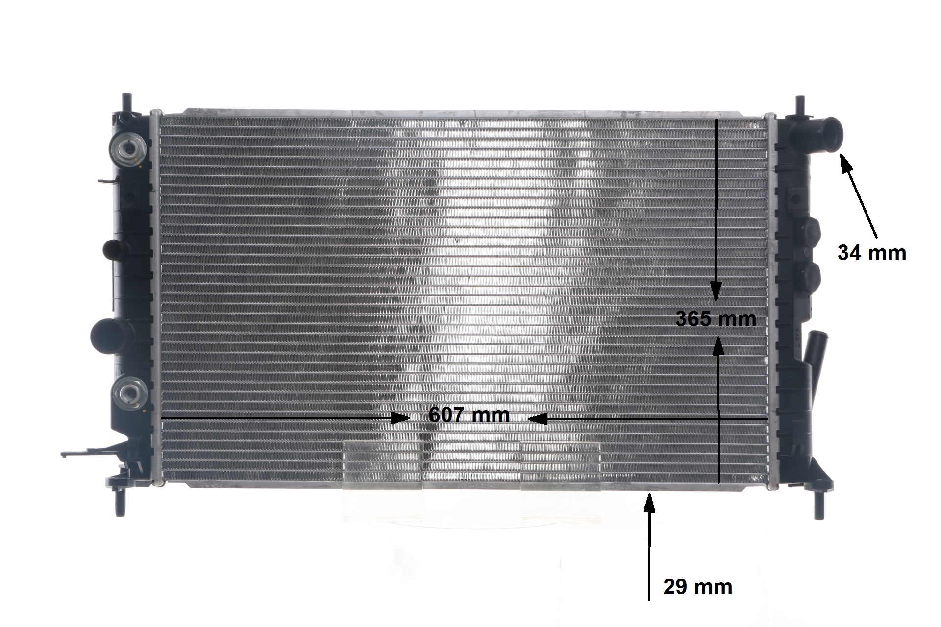 376720641 MAHLE ORIGINAL CR649000S Radiators VAUXHALL Vectra Mk1 (B) CC (J96) 2.5 i GSi 194 hp Petrol 1999 price