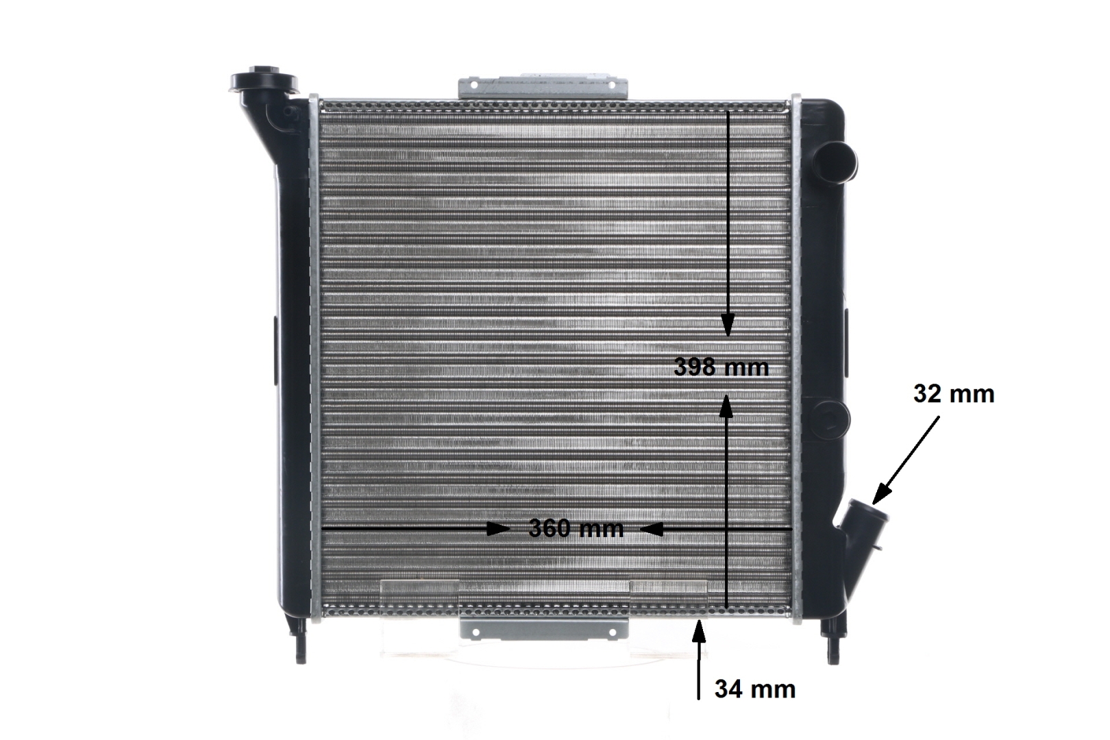 Renault RAPID Kasten Engine radiator MAHLE ORIGINAL CR 832 000S cheap