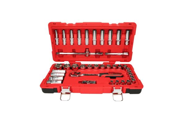 KS TOOLS cantidad de herramientas: 39, Acero cromo-vanadio, con función de trinquete, cuadrado Kit de llaves de cubo 958.0639 comprar online