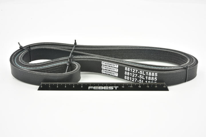 FEBEST 1885mm, 5 Number of ribs: 5, Length: 1885mm Alternator belt 88127-5L1885 buy