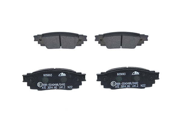 ATE 13.0460-5693.2 Brake pad set not prepared for wear indicator, without integrated wear warning contact
