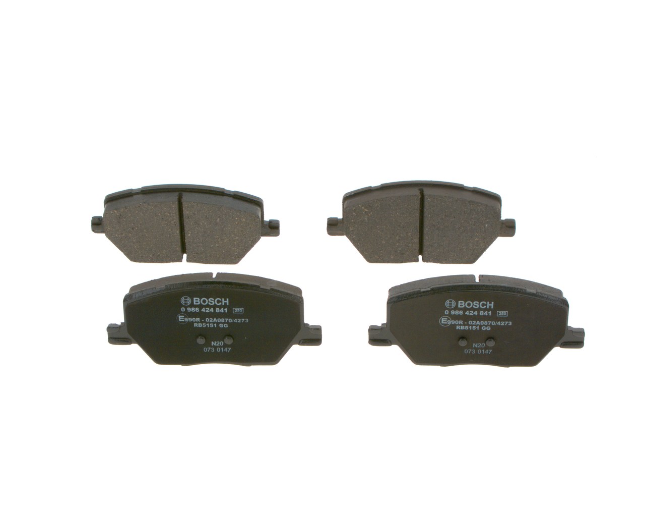 BOSCH 0 986 424 841 Fékbetét készlet, tárcsafék olcsó webáruház