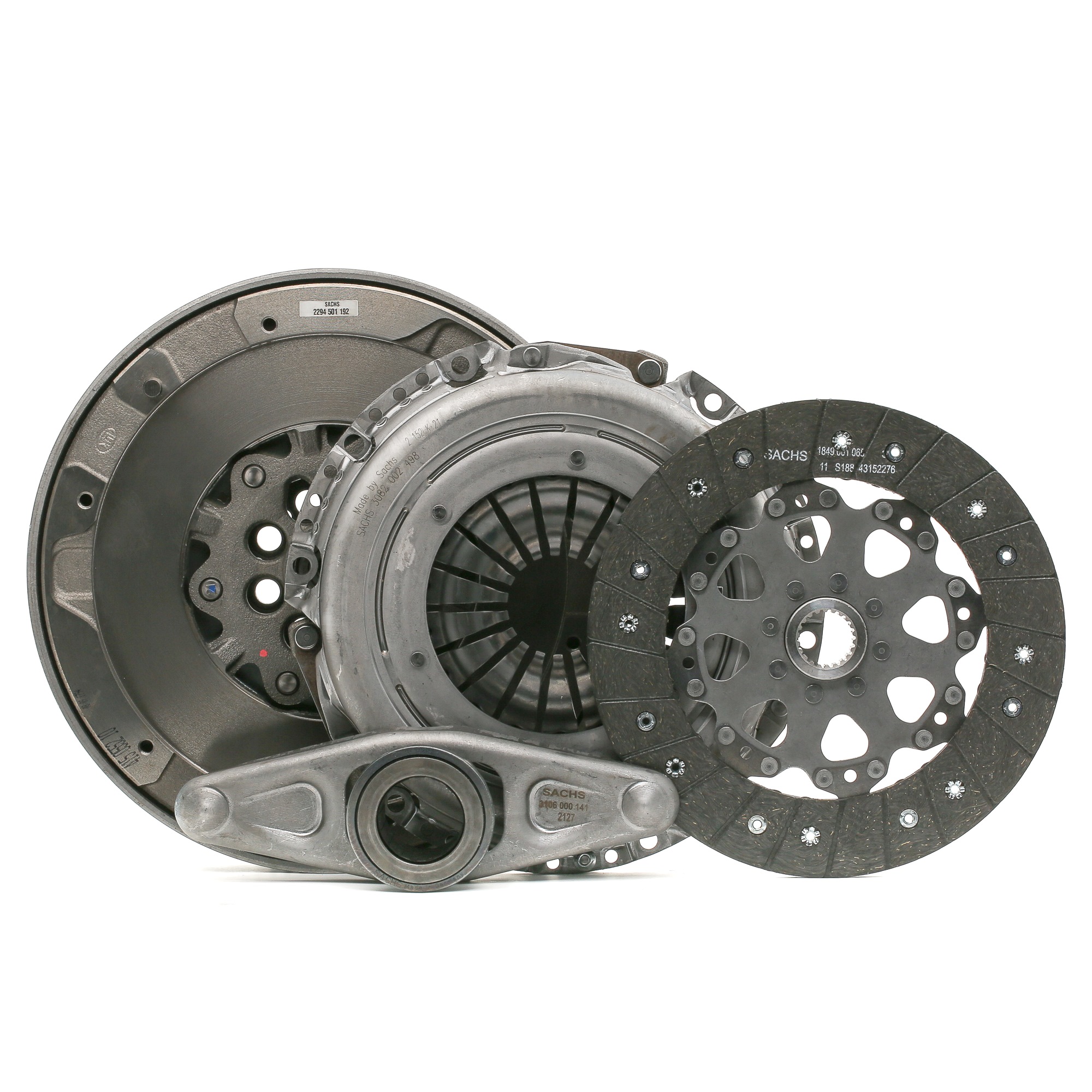 SACHS 2290 601 130 Clutch kit with clutch pressure plate, with flywheel screws, with flywheel, with clutch disc, with clutch release bearing, 240mm