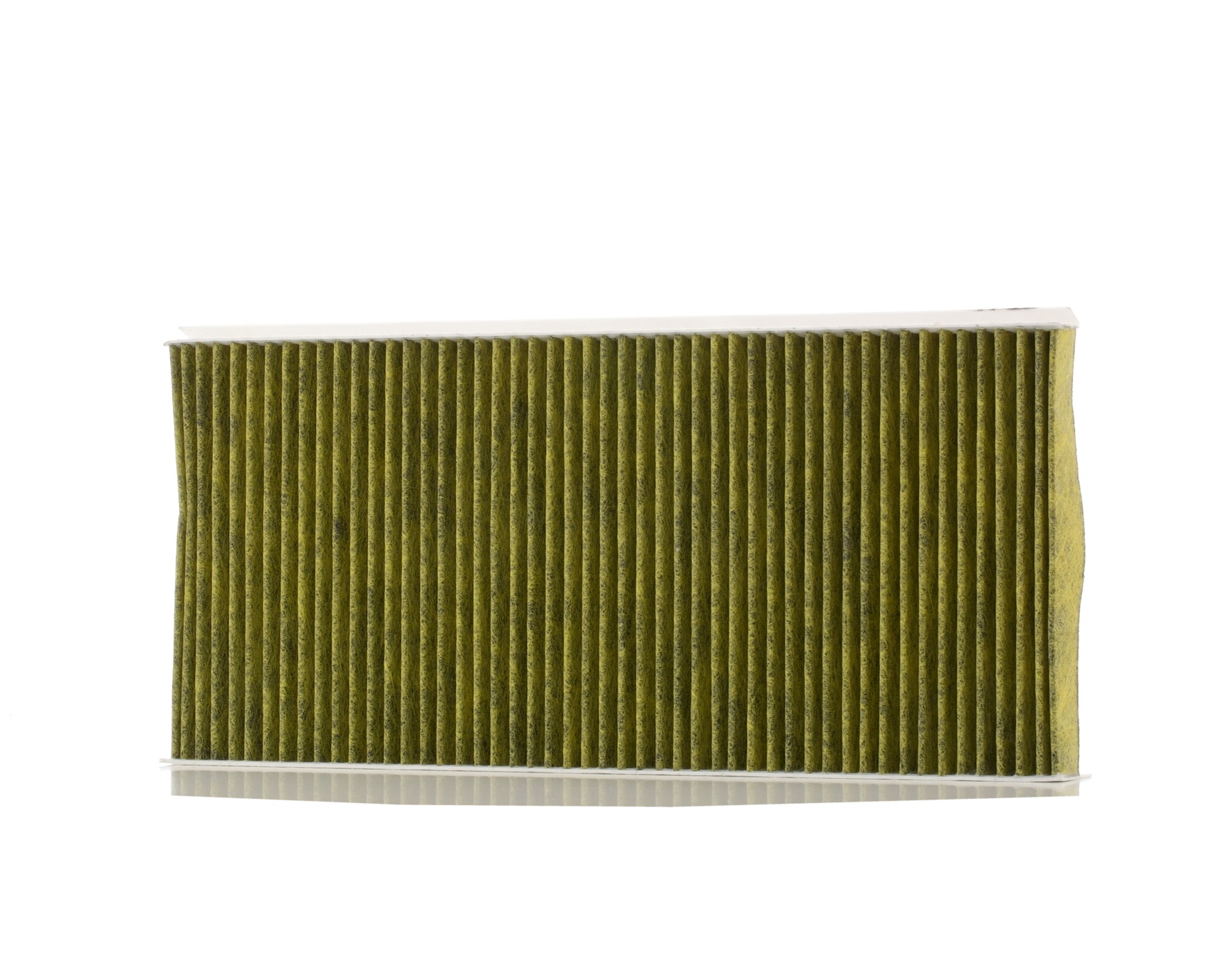 KAMOKA 6080043 Pollen filter Fresh Air Filter, Activated Carbon Filter, Particulate filter (PM 2.5), with antibacterial action, with anti-allergic effect, with fungicidal effect, with Odour Absorbent Effect, 395 mm x 184 mm x 32 mm