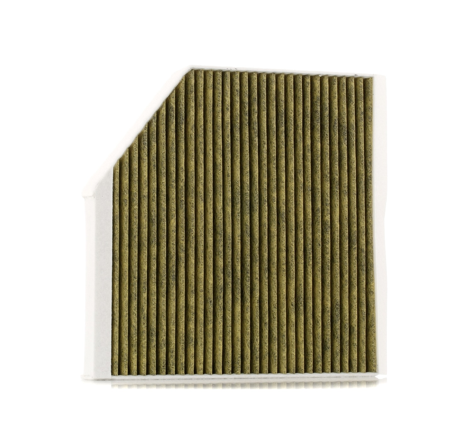 KAMOKA 6080066 Innenraumfilter Frischluftfilter, Aktivkohlefilter, Feinstaubfilter (PM 2.5), mit antibakterieller Wirkung, mit antiallergischer Wirkung, mit fungizider Wirkung, mit geruchsabsorbierender Wirkung, 255 mm x 35 mm