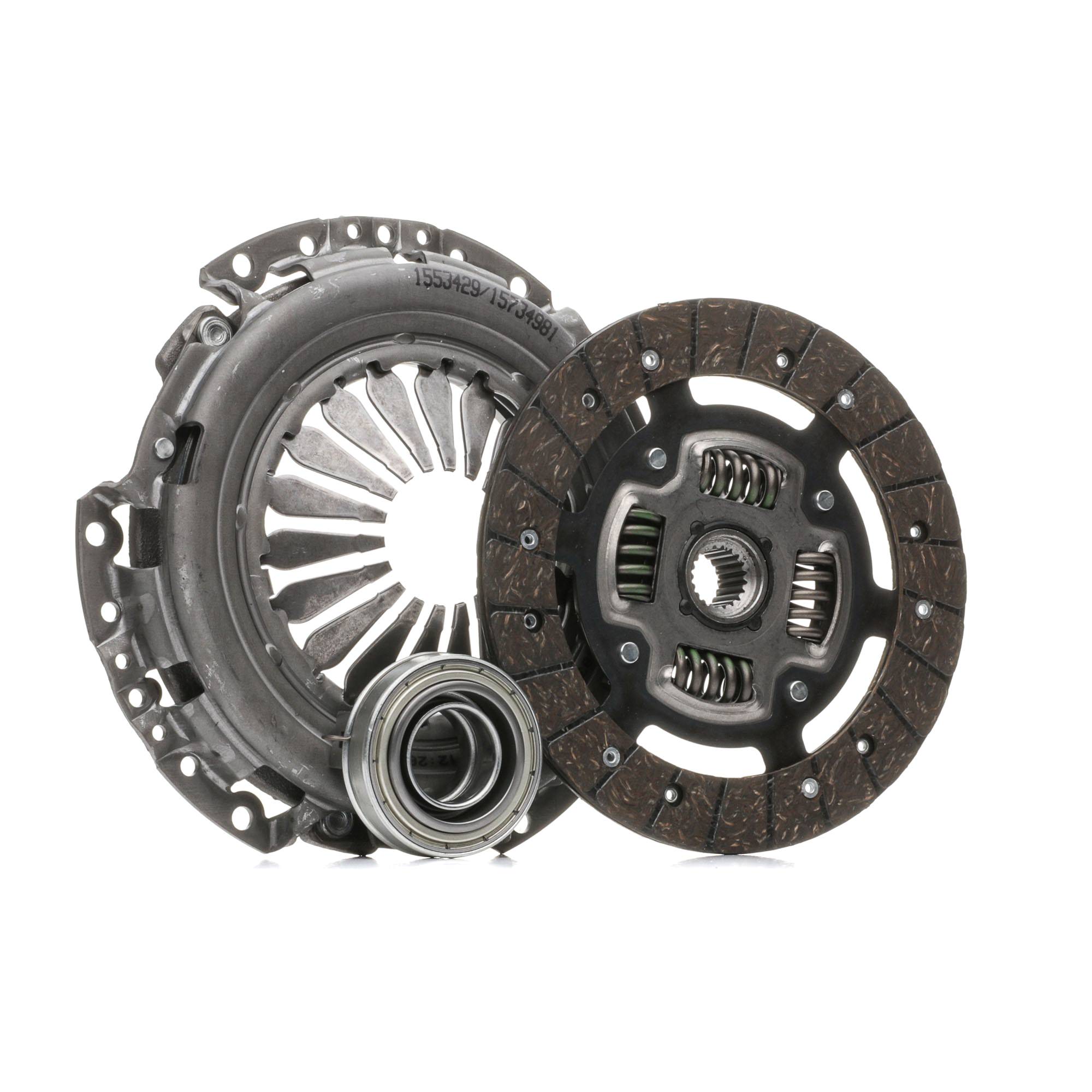 RIDEX 479C0736 Clutch kit with clutch release bearing, with clutch disc, 200mm
