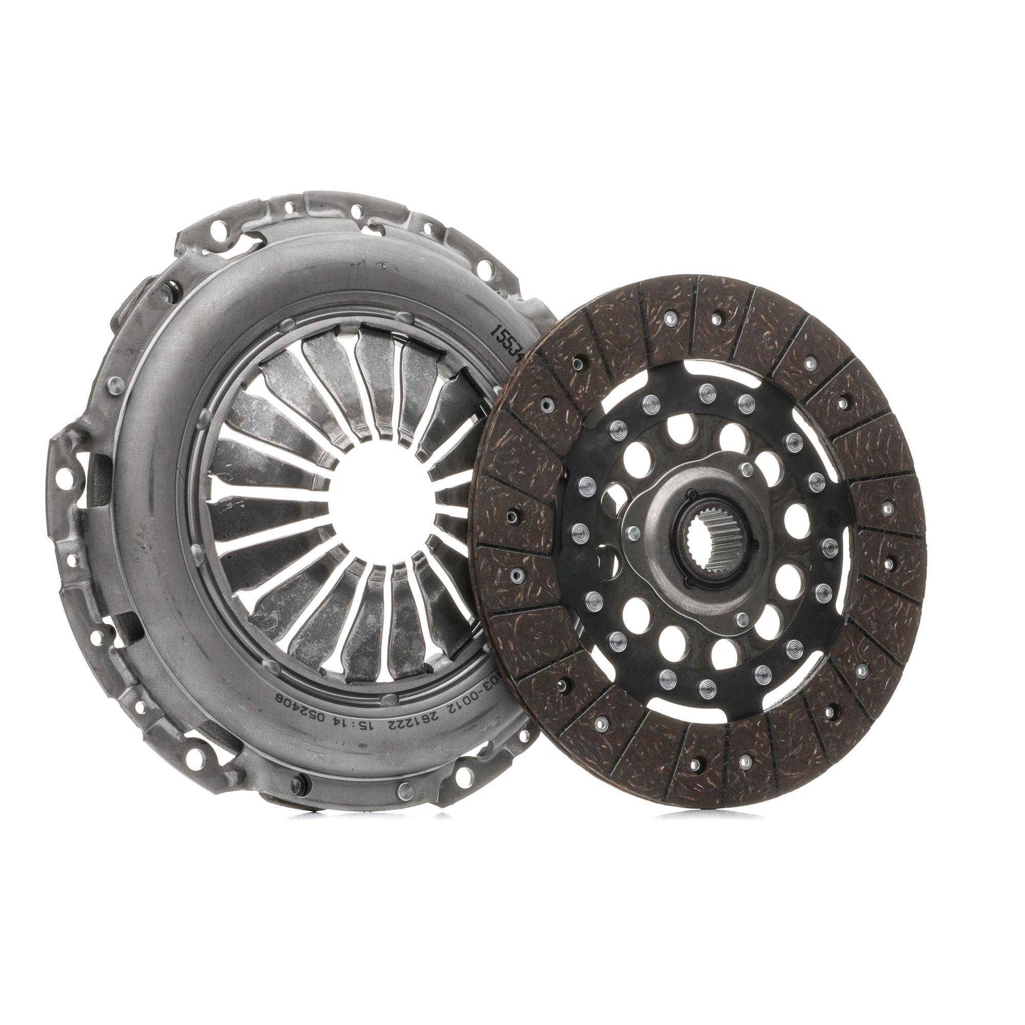 RIDEX 479C0880 Clutch kit for engines with dual-mass flywheel, with clutch disc, without clutch release bearing, Requires special tools for mounting, Check and replace dual-mass flywheel if necessary., with automatic adjustment, 240mm