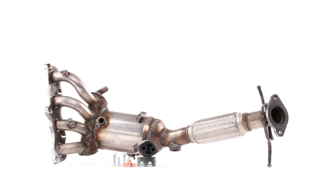 RIDEX Kat 429C0591 DieselEuro 4 / Euro 5, mit Anbau-/Befestigungsmaterial, mit Abgaskrümmer, mit Anbauteilen, Länge: 810 mm