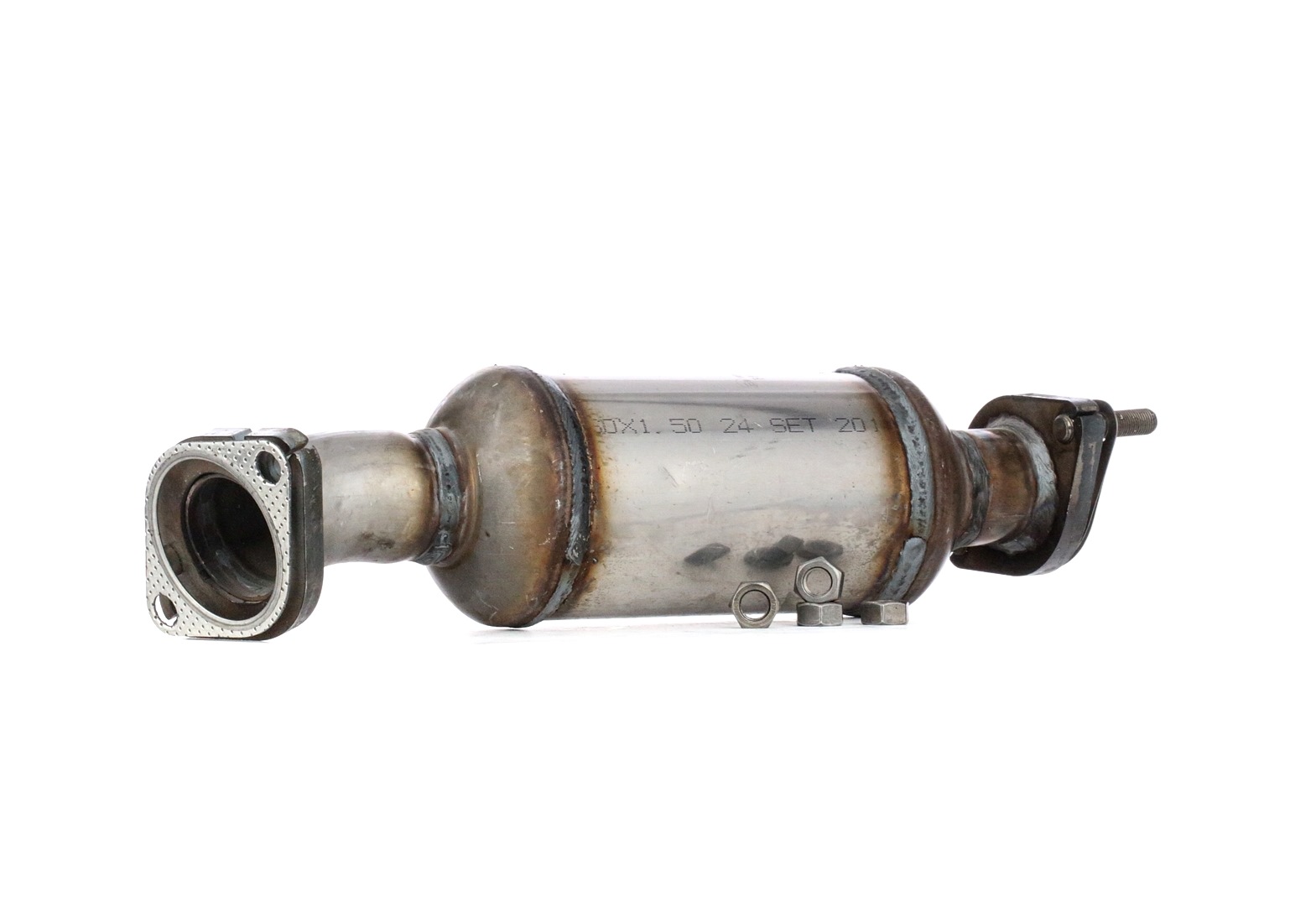 RIDEX 429C0678 Katalysator Euro 4, Euro 4, mit Anbau-/Befestigungsmaterial, hinten, Länge: 450 mm