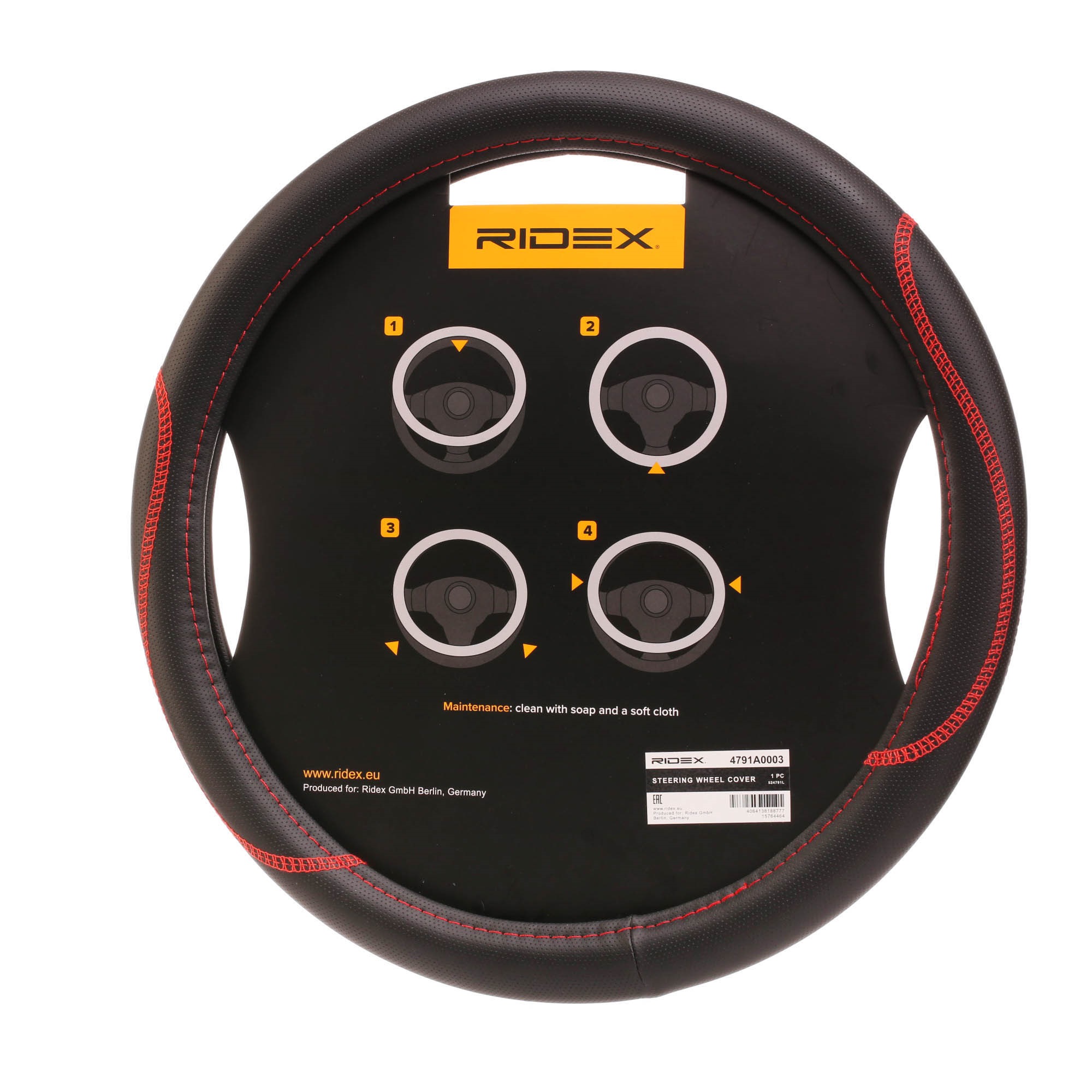 Car steering wheel cover RIDEX 4791A0003