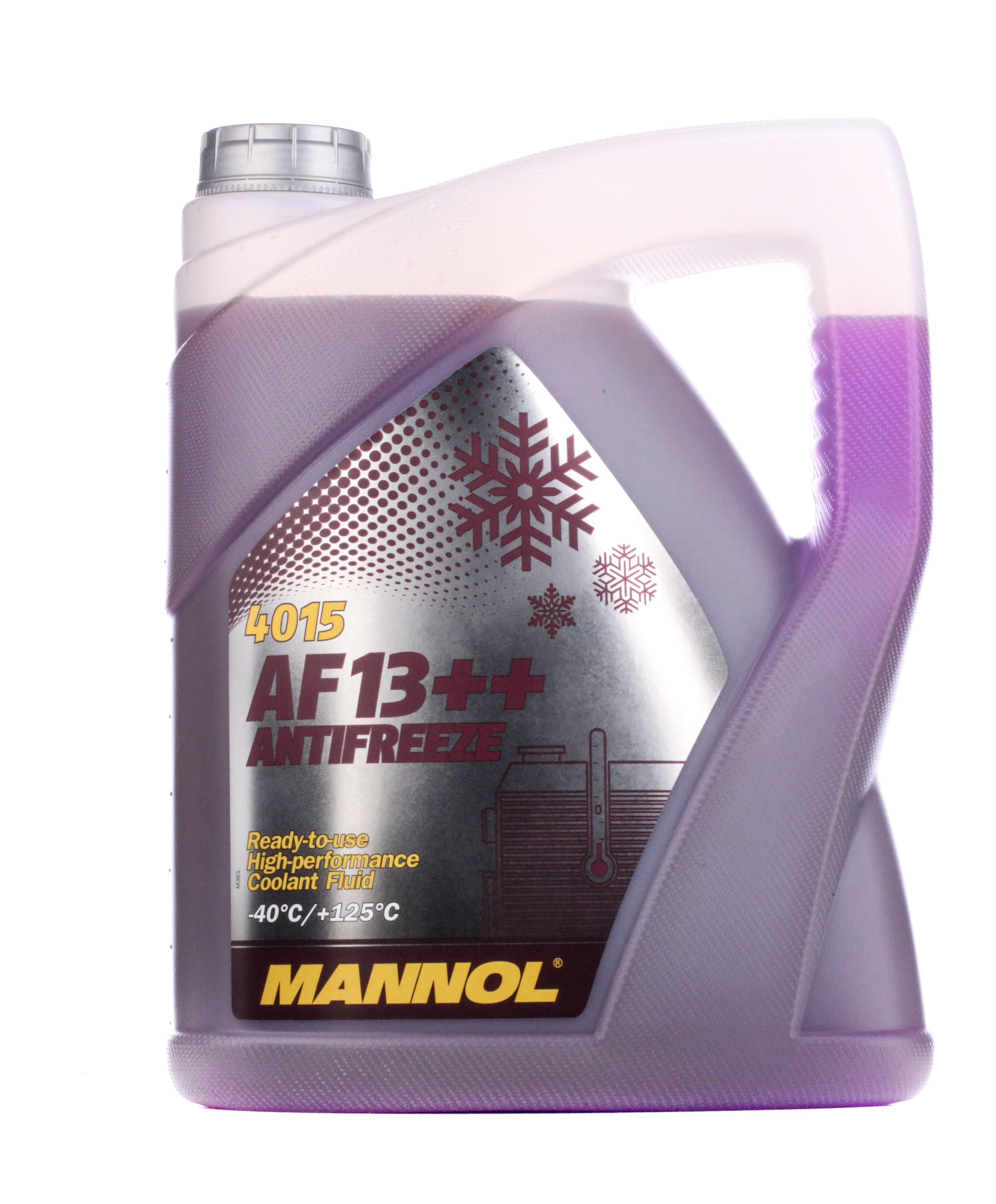 MANNOL AF13++, High-performance MN4015-5 Kühlmittel G12 Rot, 5l
