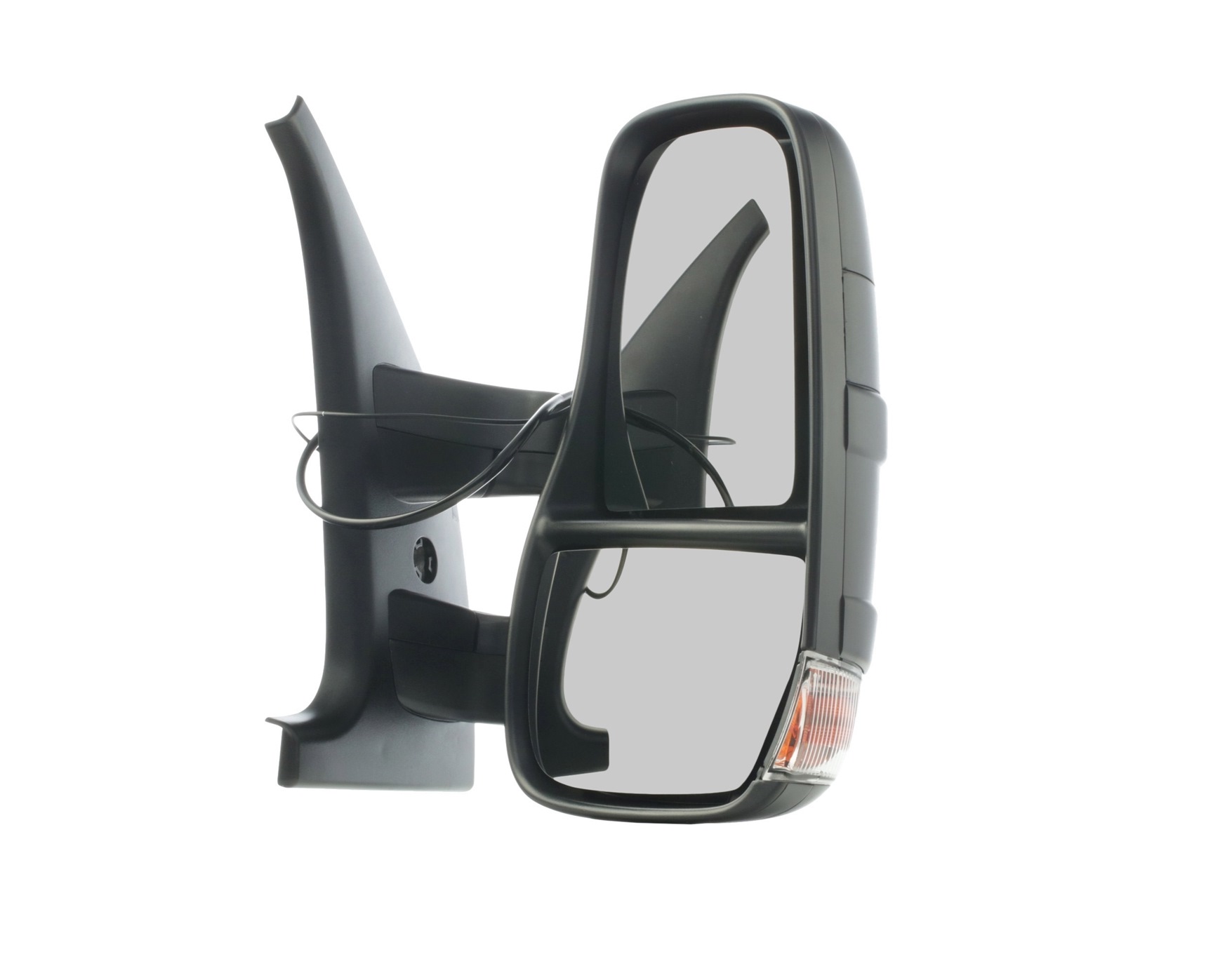 STARK SKOM-1040750 Wing mirror Right, Convex, Heated, Short mirror arm, for manual mirror adjustment
