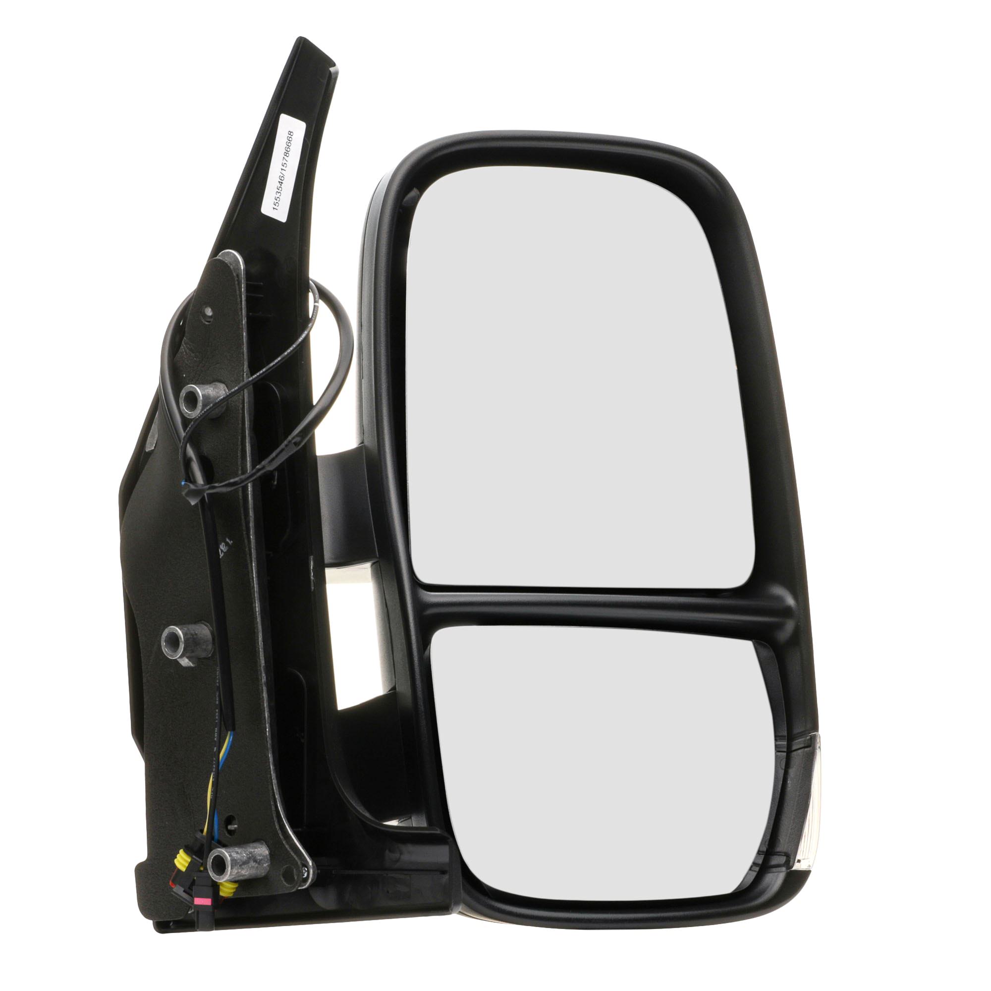 RIDEX 50O0751 Wing mirror Right, Convex, Heated, Short mirror arm, for manual mirror adjustment