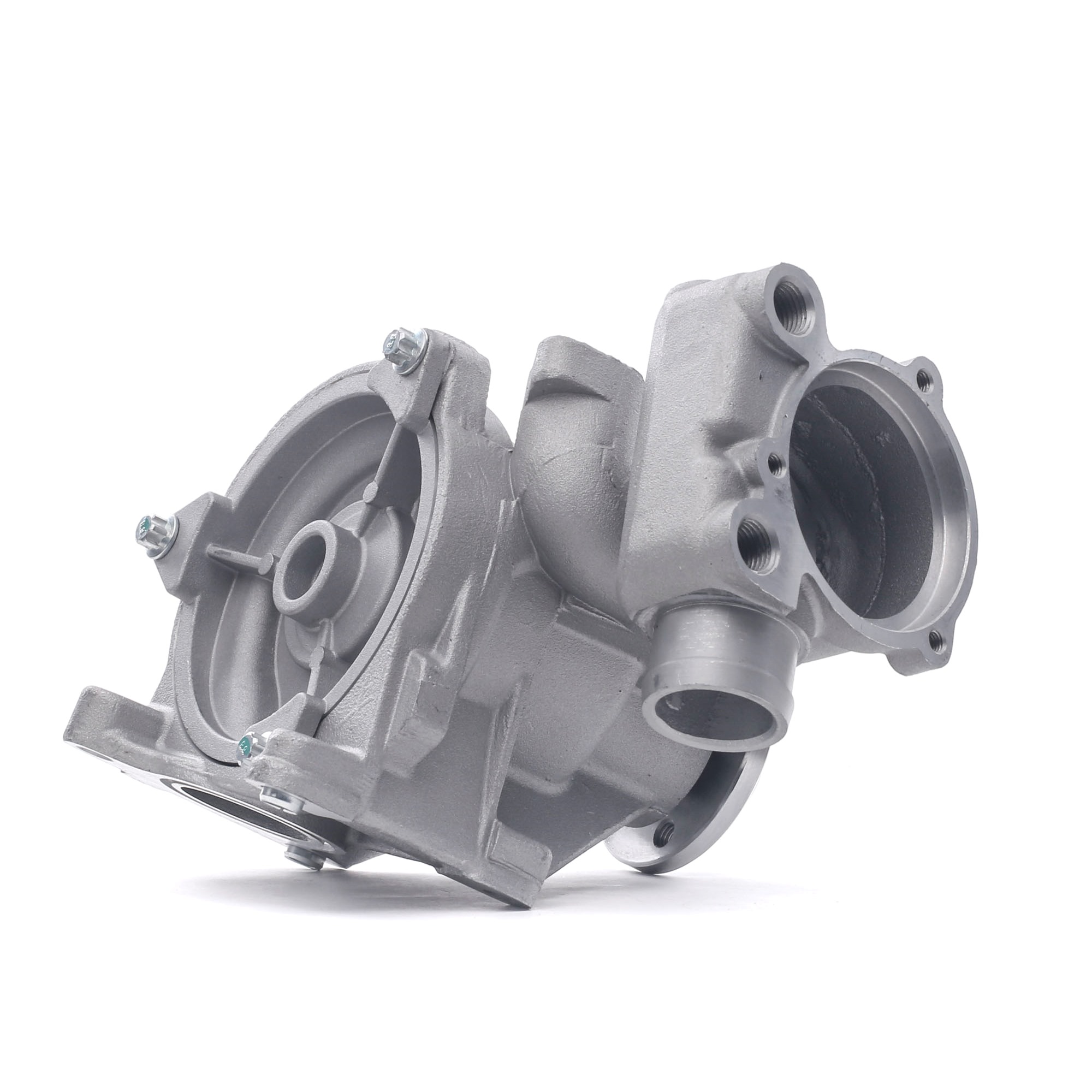 RIDEX 1260W0391 Water pump with water pump seal ring, Mechanical, Metal impeller, for v-ribbed belt use