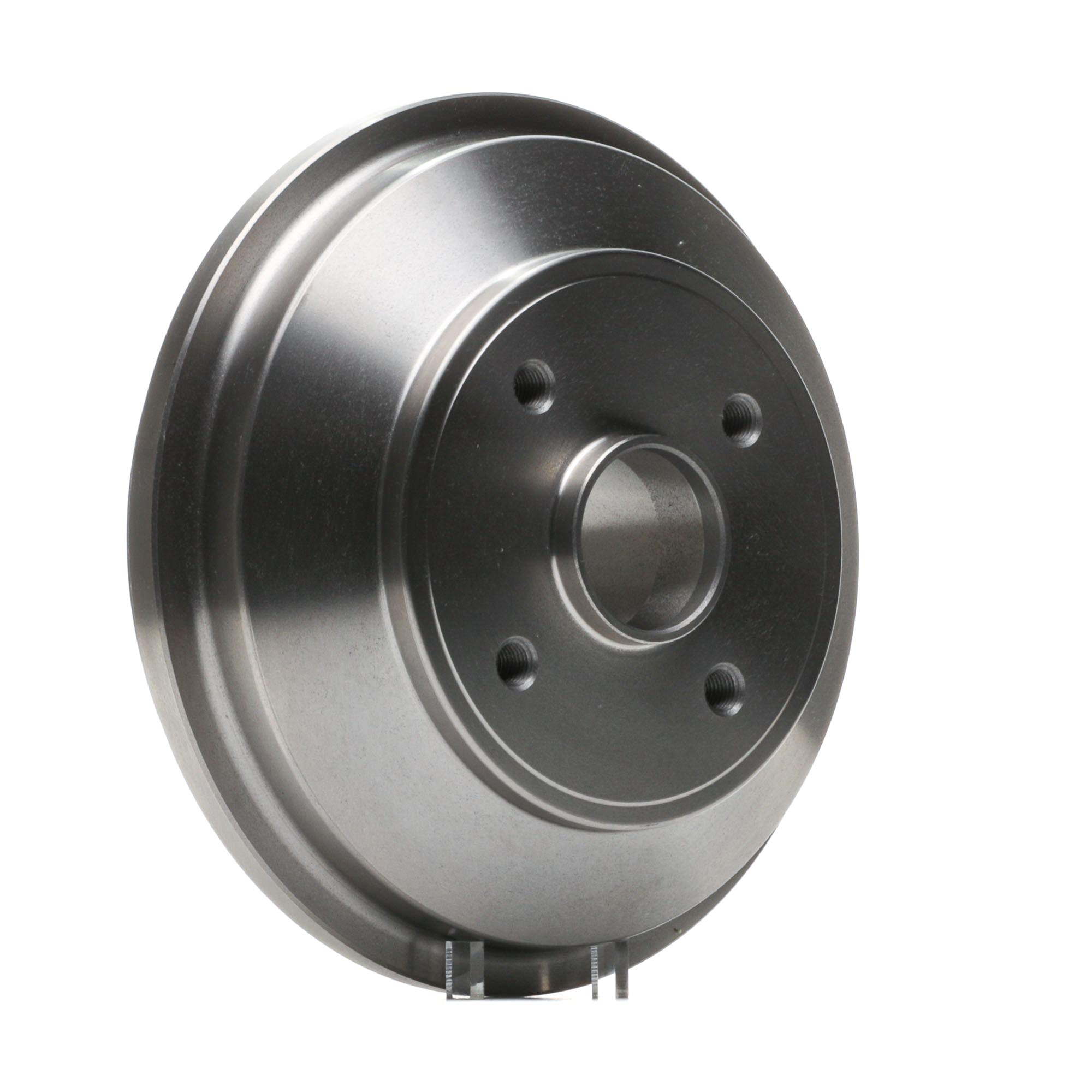 SKBDM-0800244 STARK Brake drum OPEL without wheel bearing, without wheel studs, with wheel hub, without ABS sensor ring, 238mm, Rear Axle