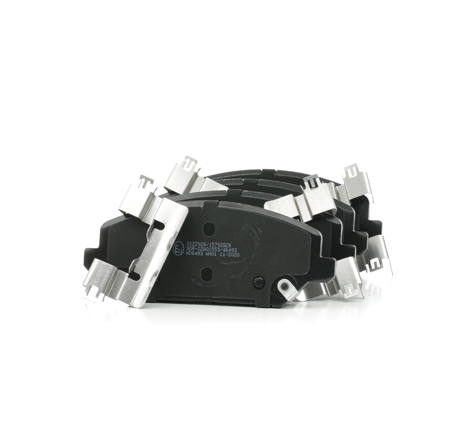 STARK Bremsbelagsatz SKBP-0012033 Vorderachse, mit akustischer Verschleißwarnung, mit Anti-Quietsch-Blech Höhe 1: 59,7mm, Breite 1: 148,8mm, Dicke/Stärke 1: 19,8mm