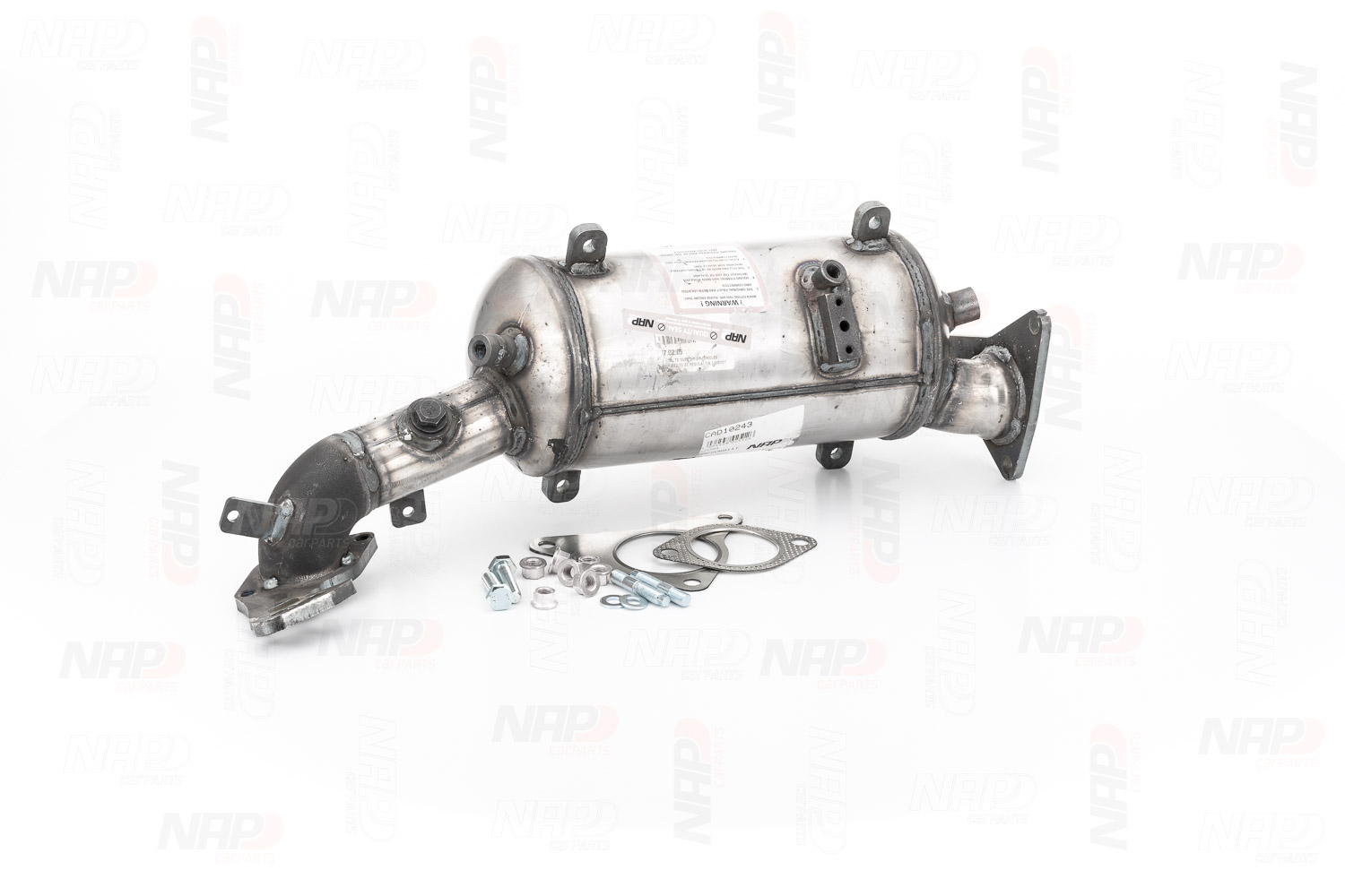 NAP carparts CAD10243 Diesel particulate filter Euro 4 (D4), Cordierite, with attachment material