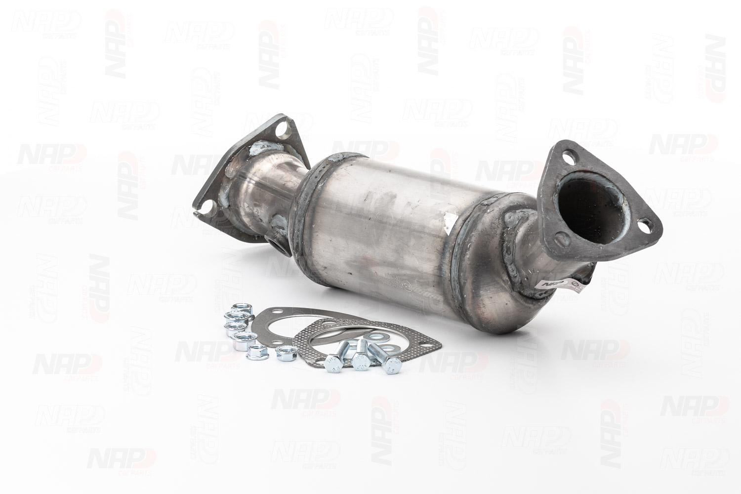 NAP carparts CAK10014 Catalytic converter Euro 4 (D4), ALZ/ AWT/ AVJ/ BFB/, ALZ, with attachment material, Length: 420 mm