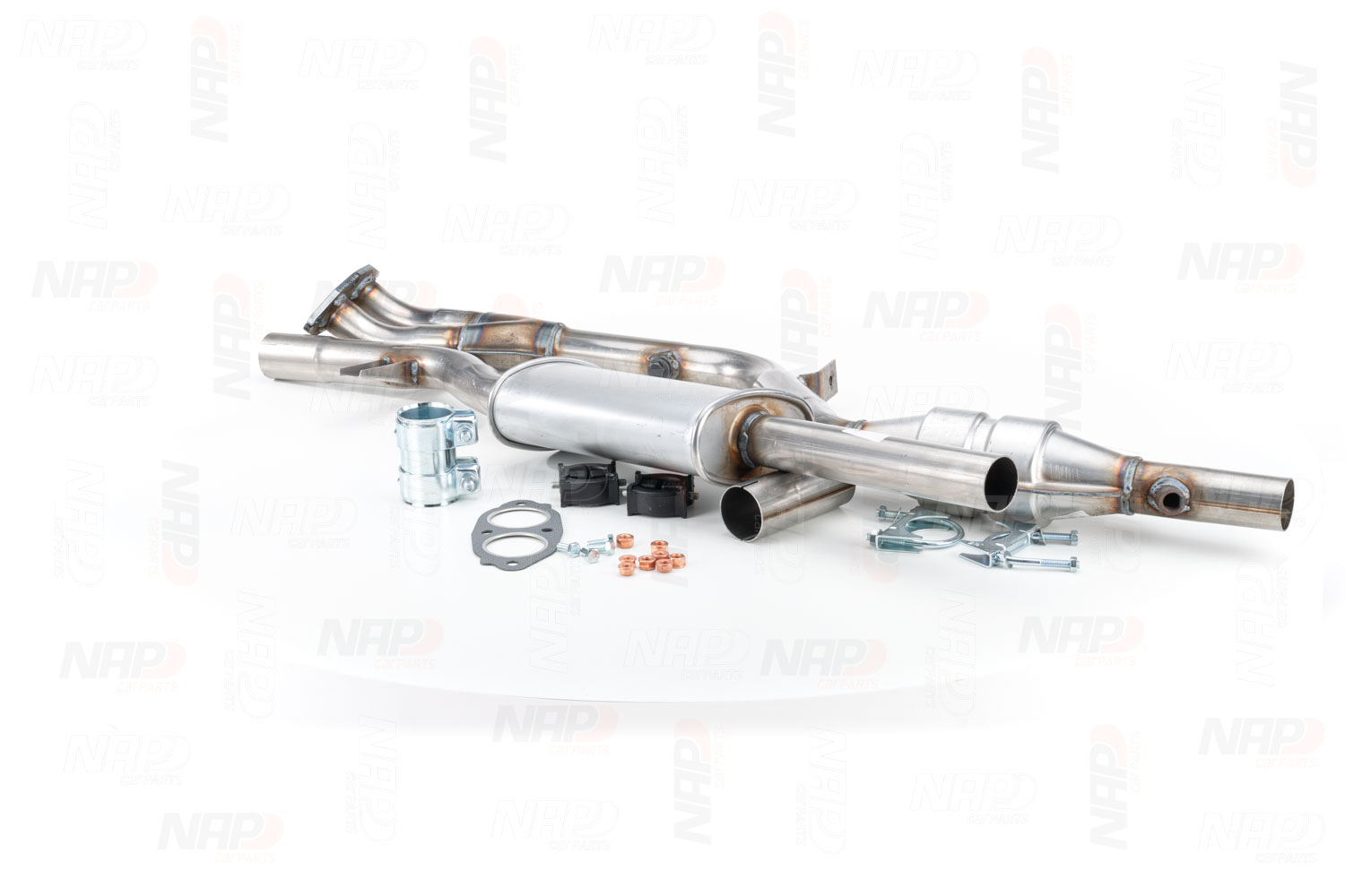 NAP carparts CAK10070 Catalytic converter Euro 3 (D3), D3, N40, Length: 2090 mm