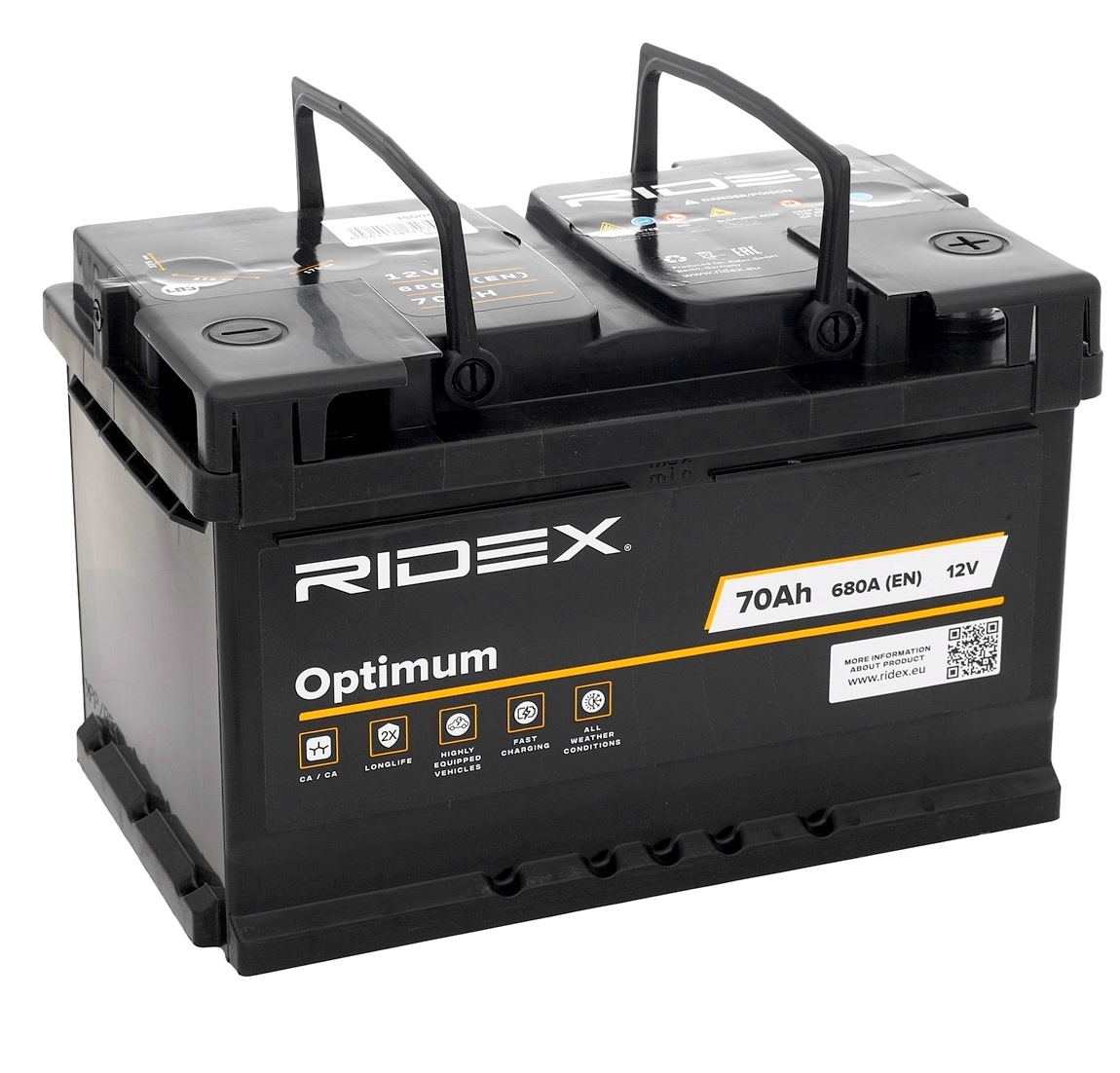 Smart FORFOUR RIDEX Starterbatterie 1S0040