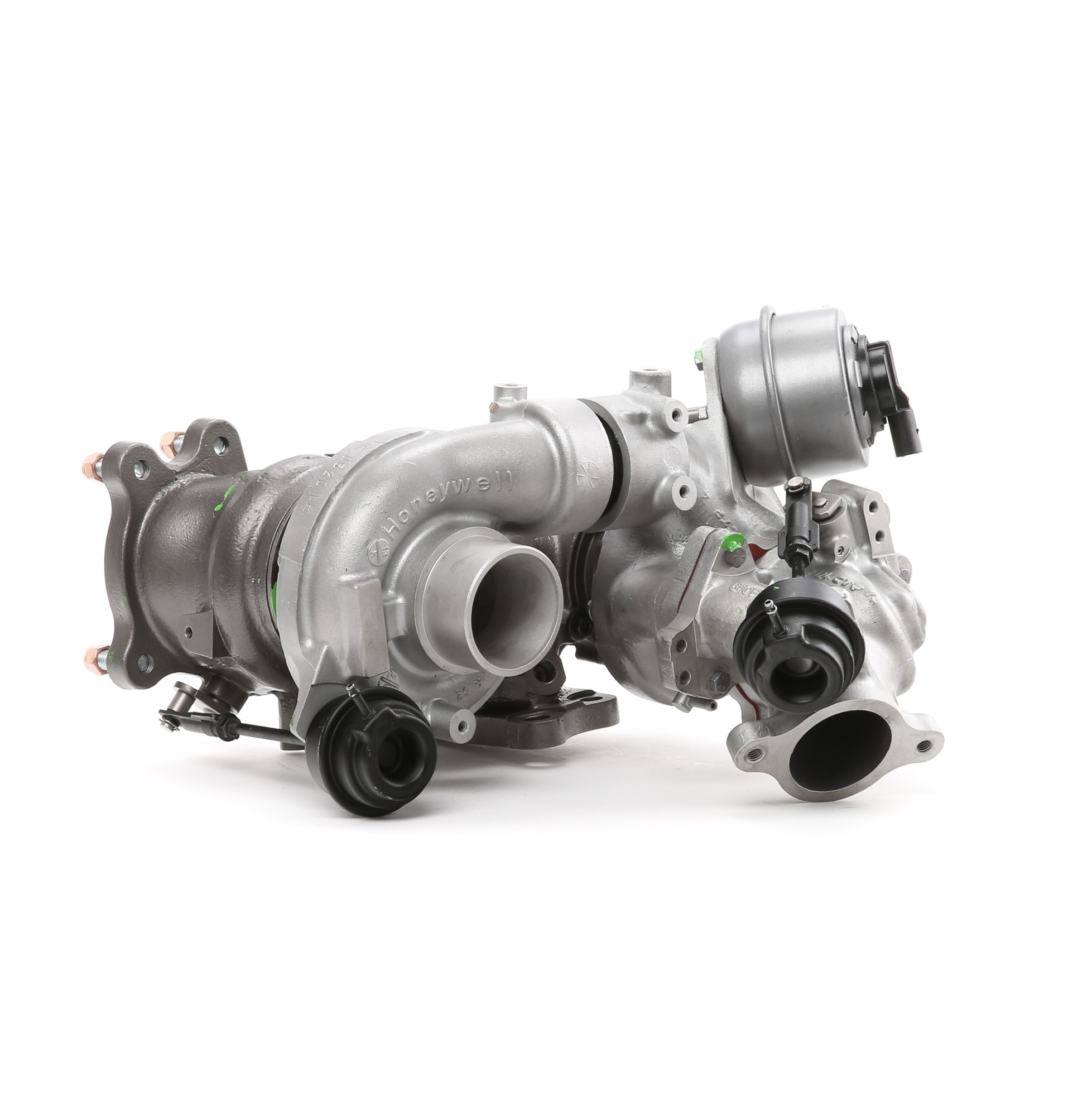 RIDEX REMAN 2234C10108R Turbocharger Exhaust Turbocharger, with three actuators, regulated two-stage charging, without gaskets/seals