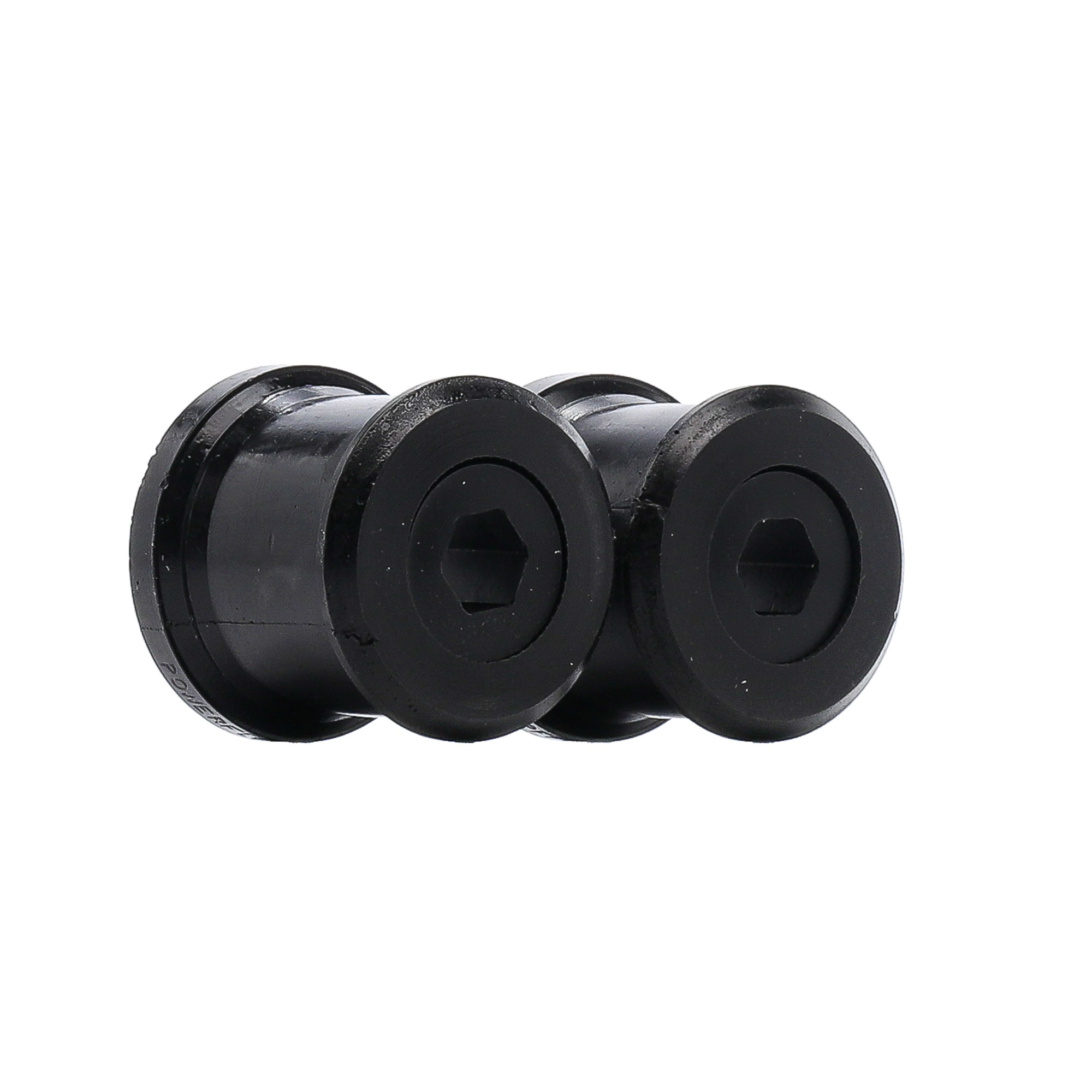 PFF85-502BLK Powerflex Black Series axa fata jos, ansamblu spate, PU (poliuretan), Bucșa cauciuc-metal, brat suspensie Suport, trapez PFF85-502BLK cumpără costuri reduse