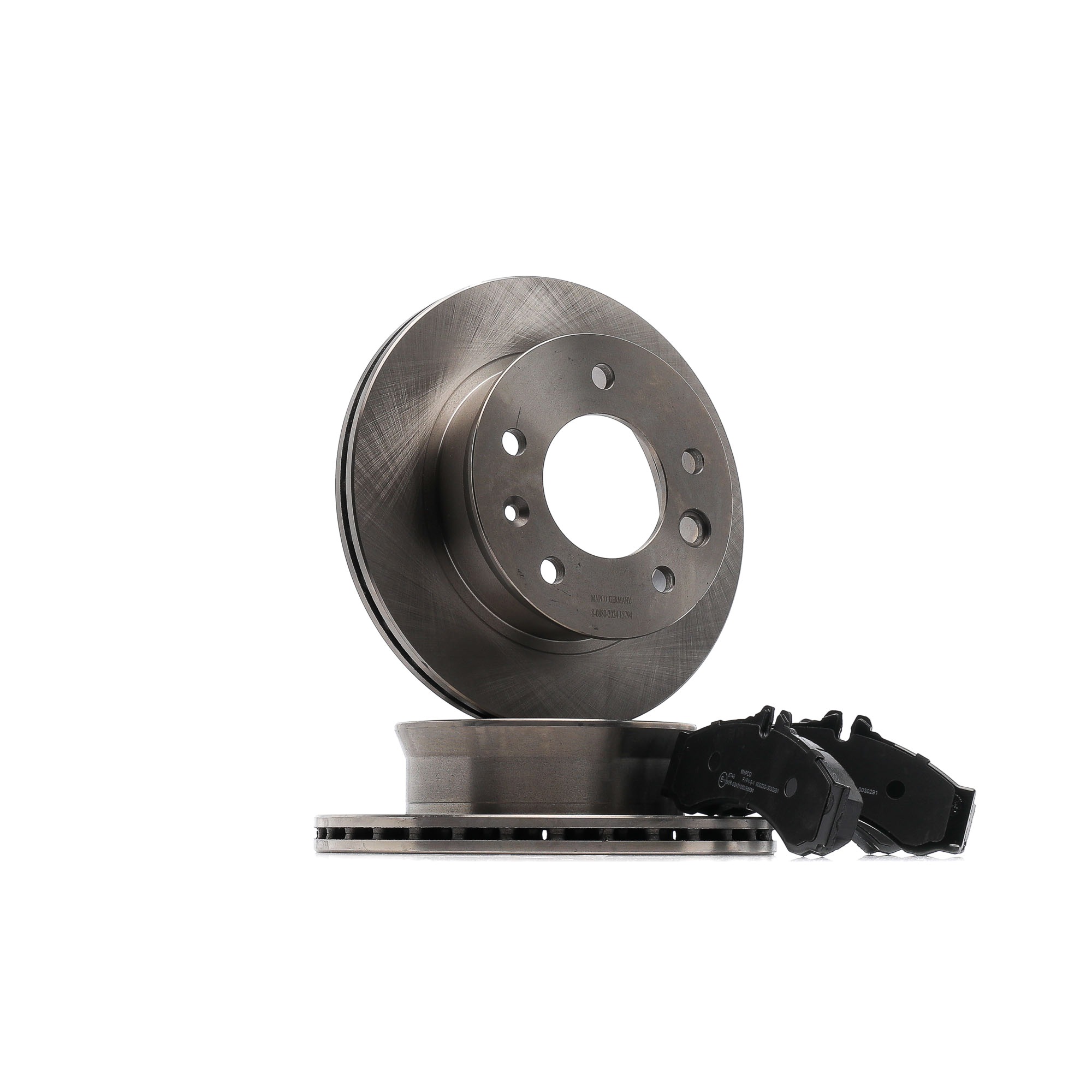 Pirkt 47707 MAPCO Priekšējais tilts, ar iekšējo ventilāciju Ø: 276mm, Bremžu diska biezums: 22mm Bremžu komplekts, Disku bremzes 47707 lēti