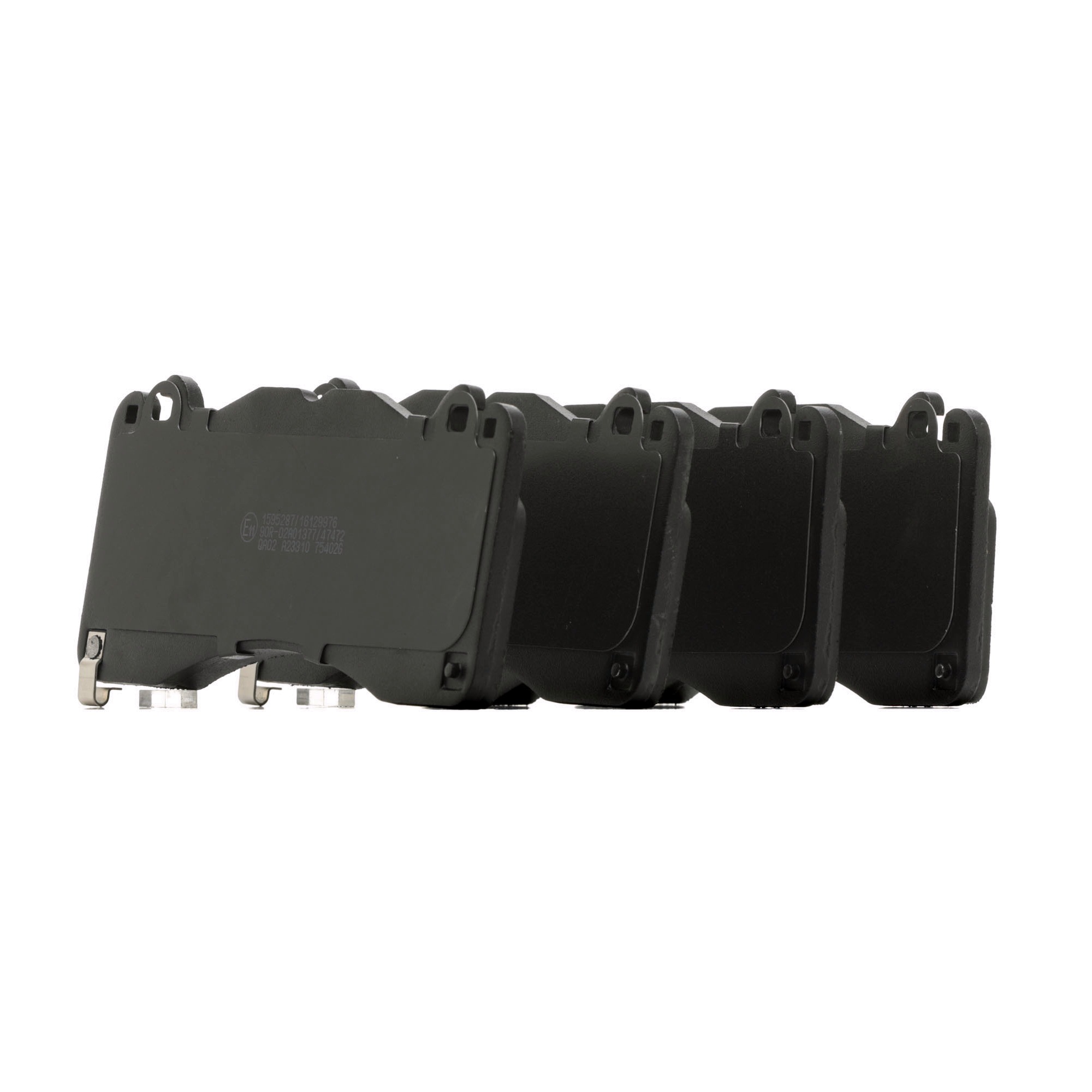RIDEX 402B1413 Brake pad set with acoustic wear warning