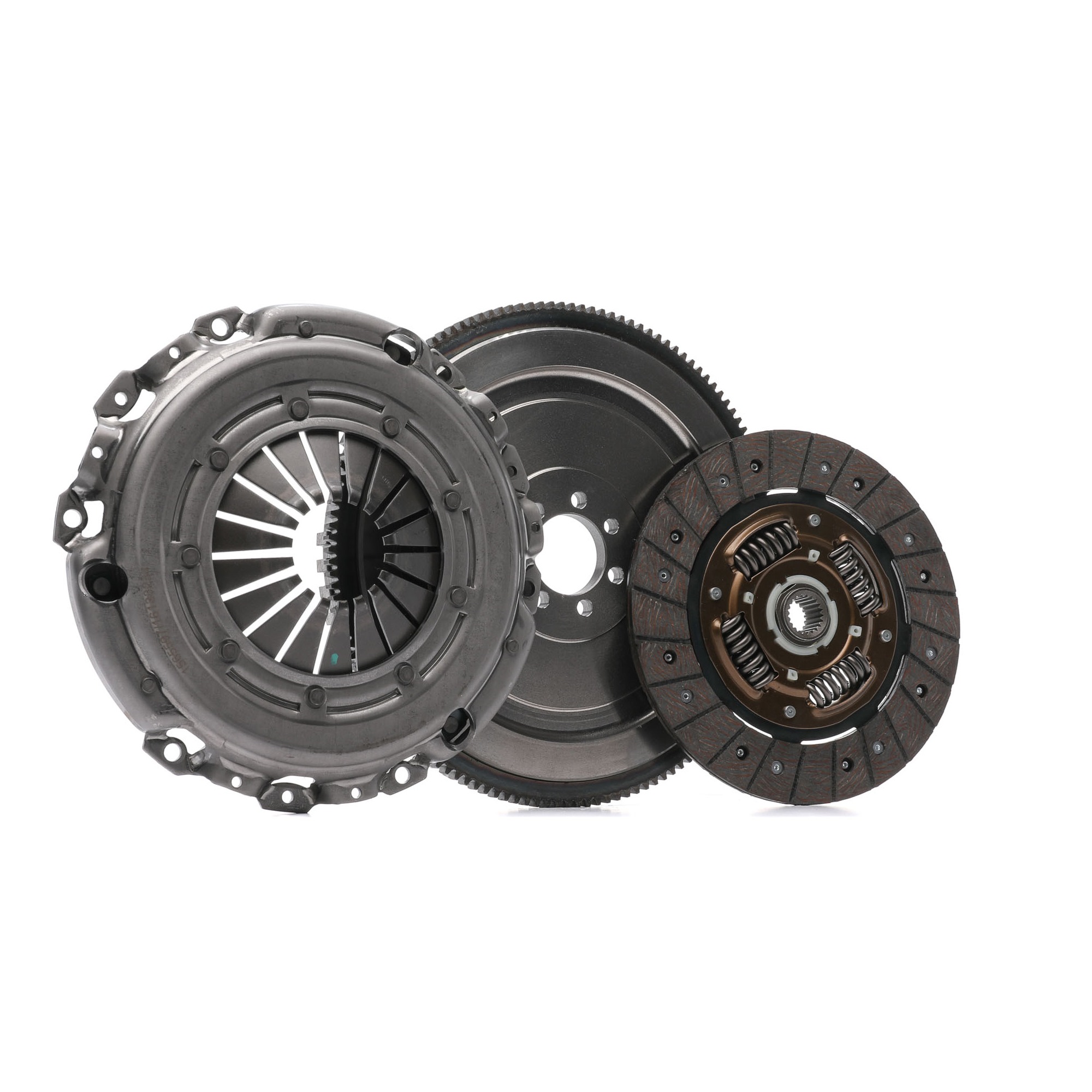 RIDEX 479C3035 Clutch kit with clutch pressure plate, without central slave cylinder, with flywheel, with screw set, with clutch disc, Special tools for mounting not necessary, 228mm