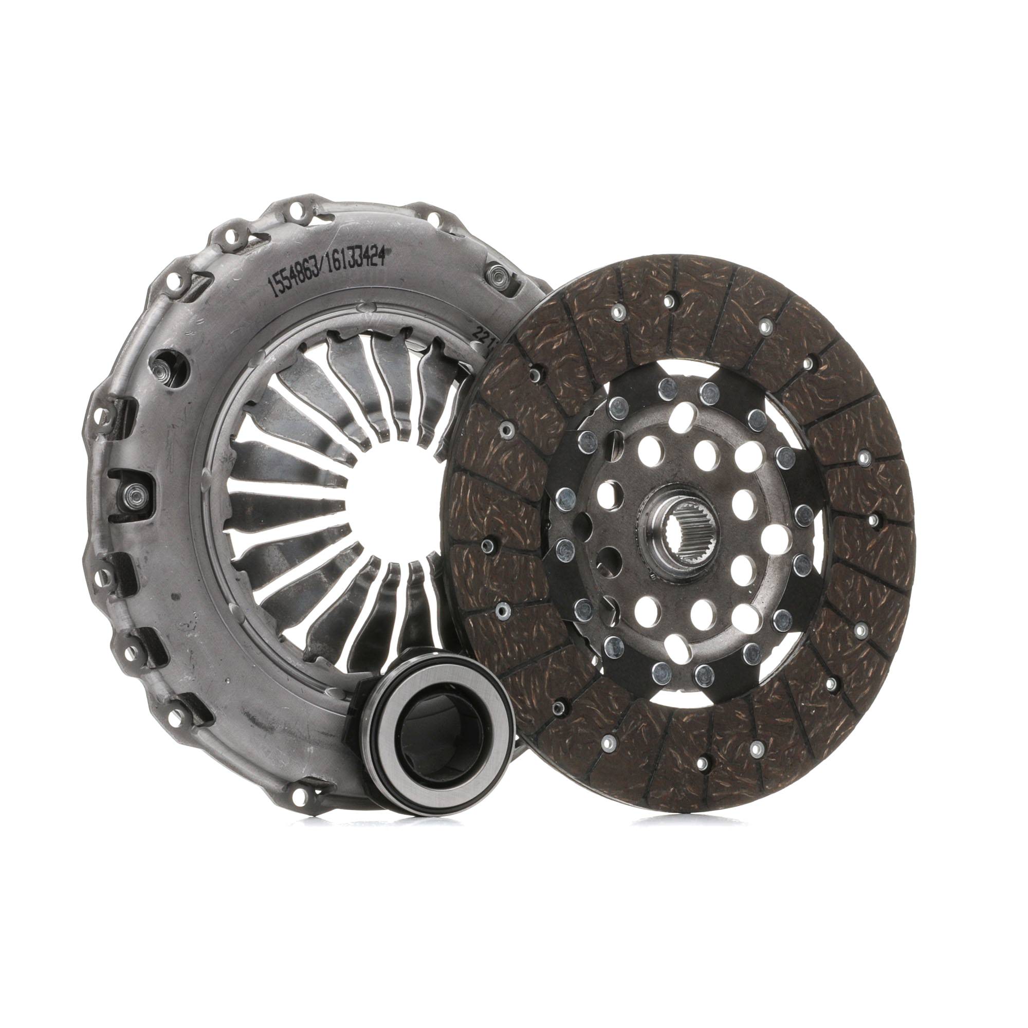 RIDEX 479C3038 Clutch kit for engines with dual-mass flywheel, with clutch release bearing, with clutch disc, Check and replace dual-mass flywheel if necessary., 220mm