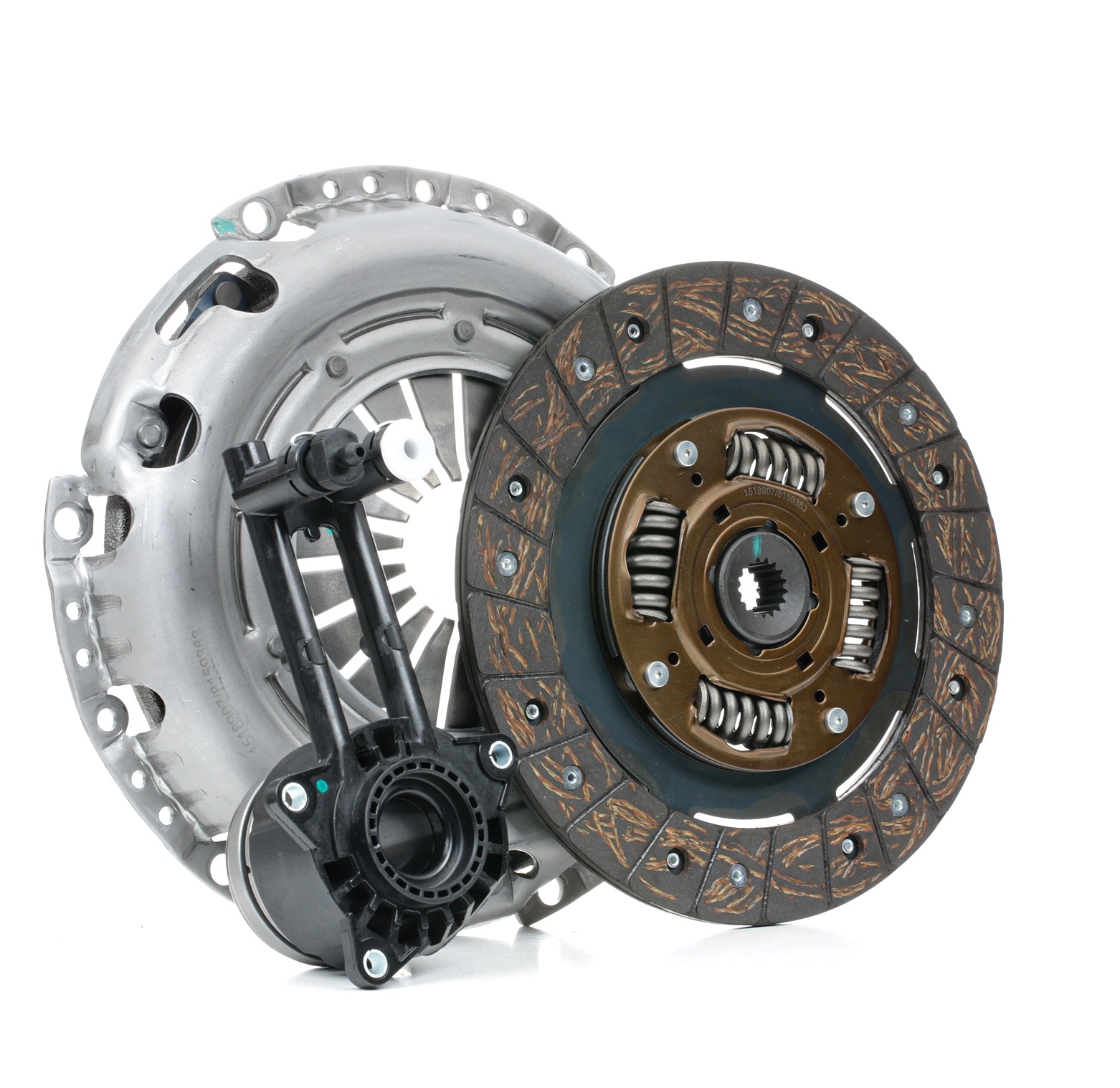 RIDEX 479C3068 Clutch kit three-piece, with clutch pressure plate, with central slave cylinder, with clutch disc, without sensor, 220, 219mm