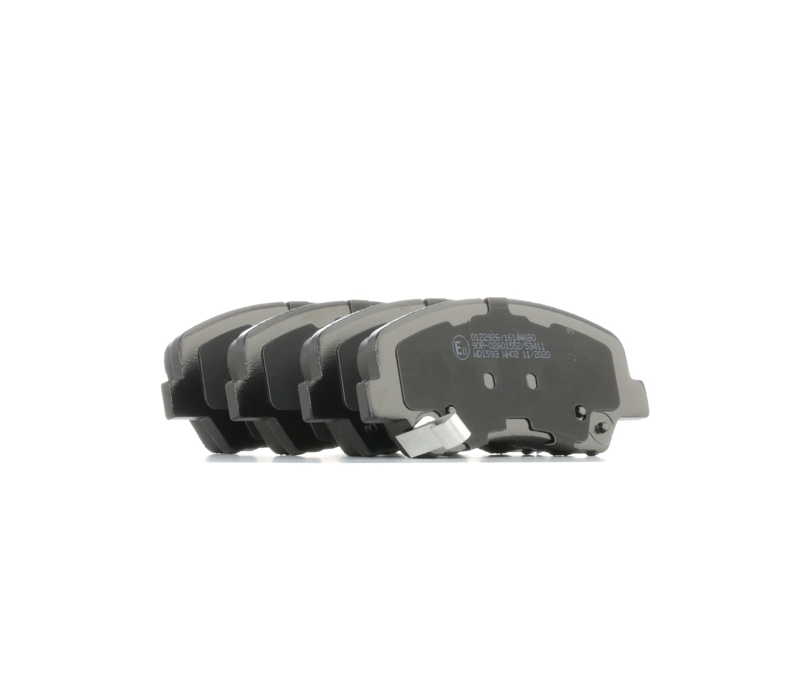 STARK Front Axle, with acoustic wear warning Height: 58mm, Width: 133mm, Thickness: 18mm Brake pads SKBP-0012065 buy