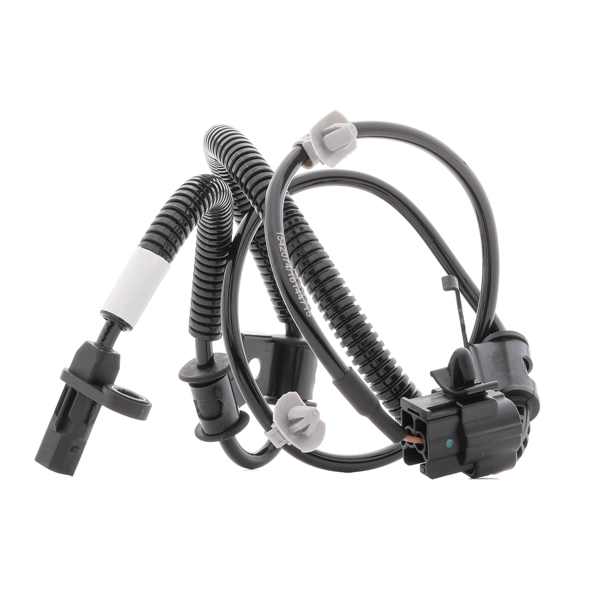 RIDEX Raddrehzahlsensor 412W1037 Vorderachse links, mit Kabel, aktiver Sensor, 1000mm, schwarz Länge: 1000mm