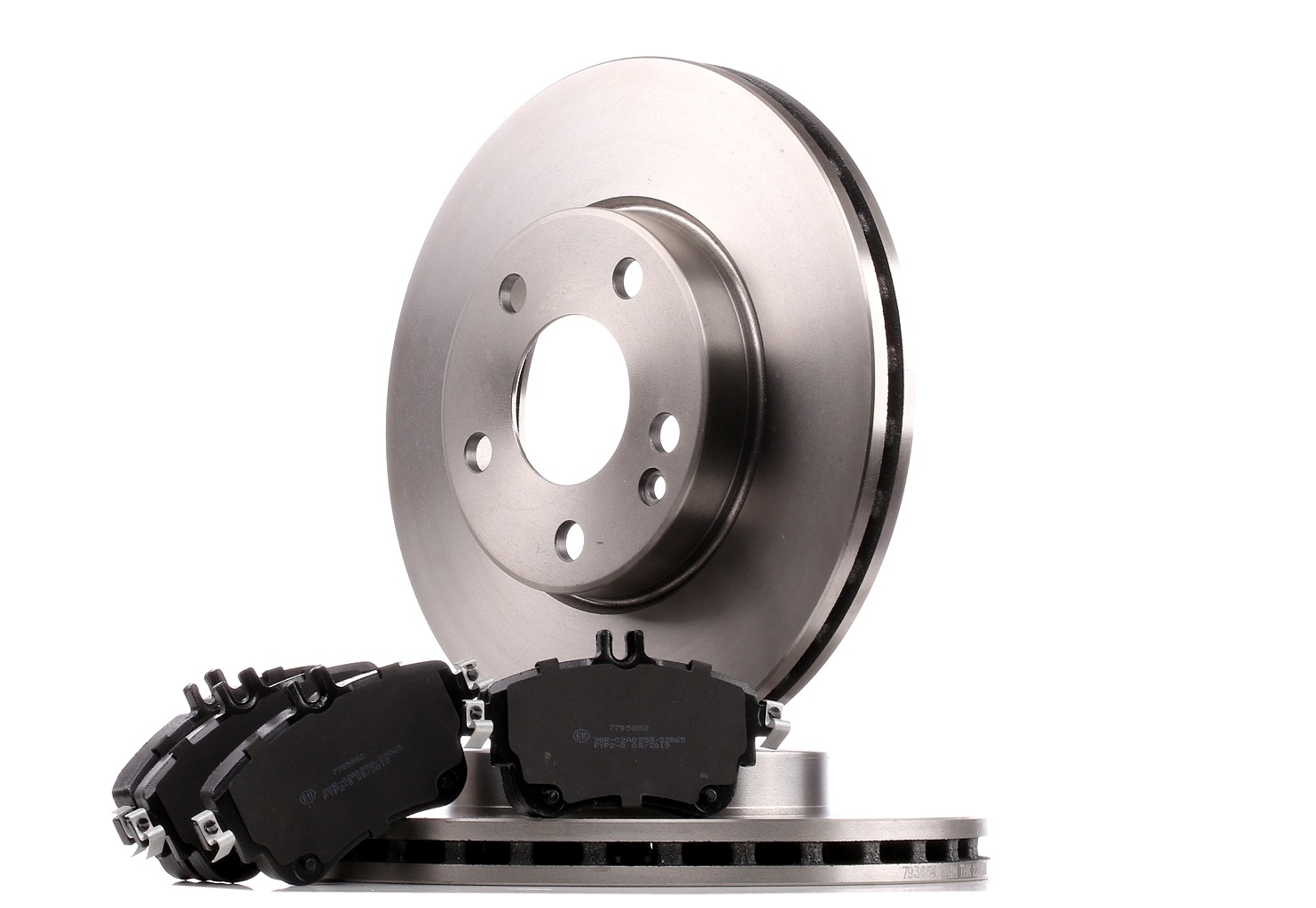 STARK SKBK-10990439 Brake discs and pads set Front Axle, Vented, prepared for wear indicator, excl. wear warning contact