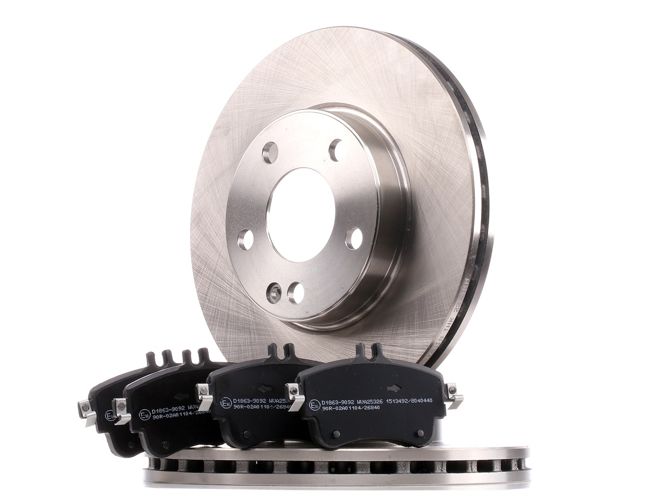 RIDEX 3405B0441 Brake kit MERCEDES-BENZ A-Class 1998 in original quality