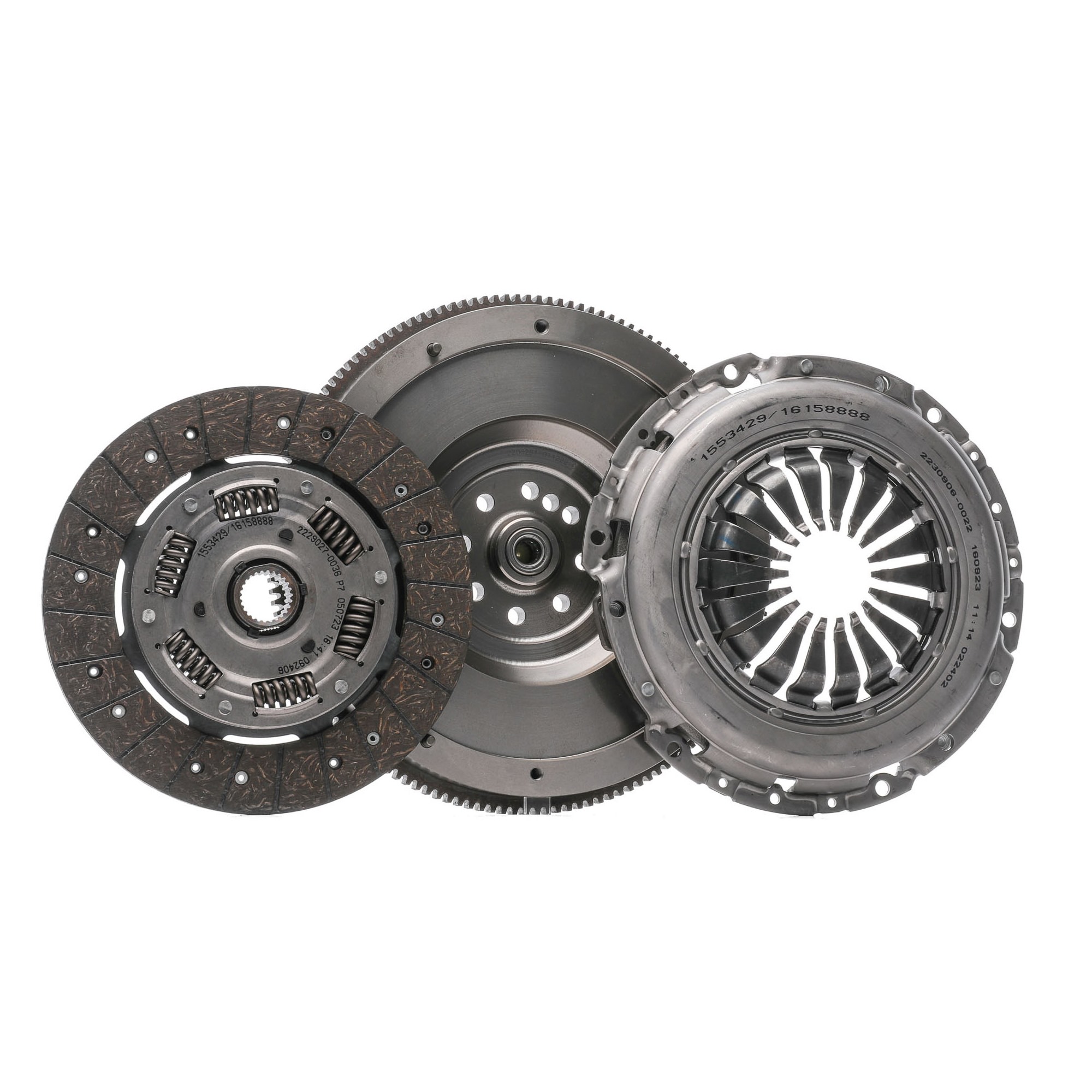RIDEX 479C3169 Clutch kit with clutch pressure plate, without central slave cylinder, with flywheel, with clutch disc, 240mm