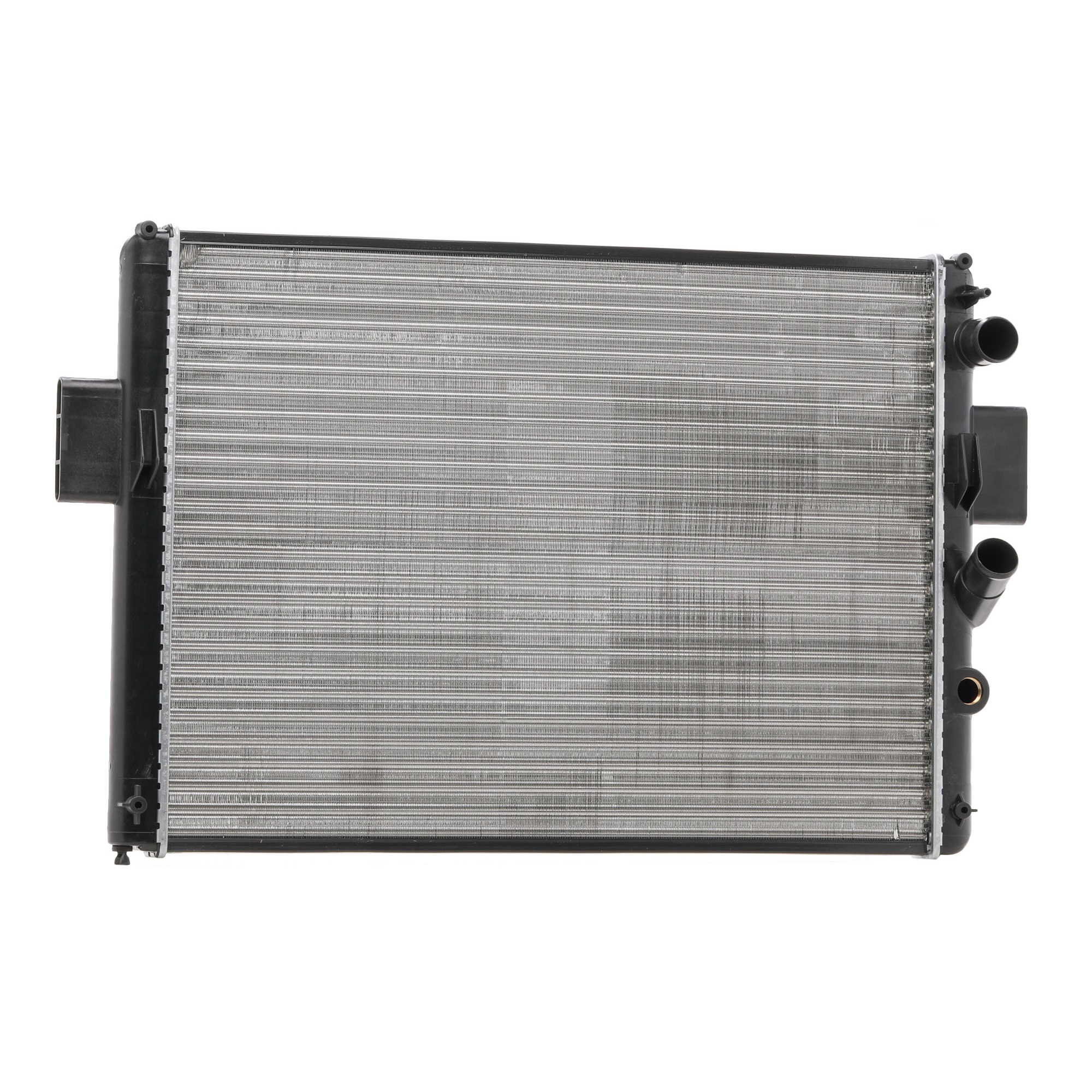 STARK SKRD-0121382 Engine radiator Aluminium, Plastic, for vehicles without air conditioning, without bracket, Manual Transmission