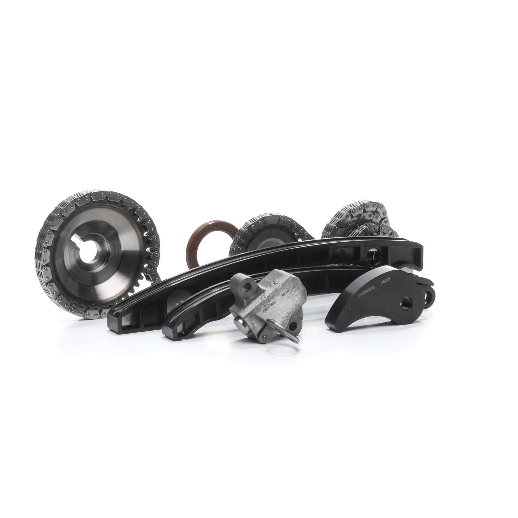 RIDEX 1389T2549 Timing chain kit with gaskets/seals, with gears, Simplex, Low-noise chain