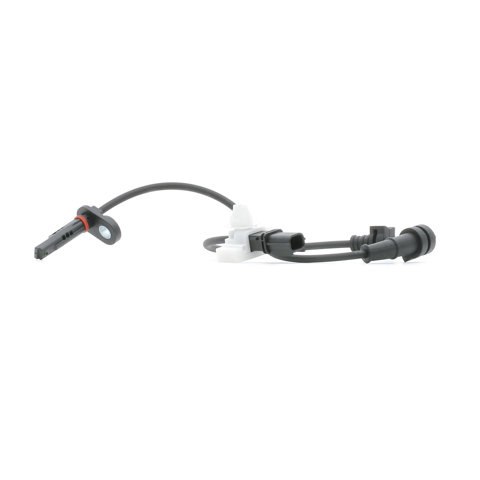 RIDEX 412W1155 ABS-Sensor Hinterachse links, Hinterachse rechts, aktiver Sensor, 570mm, schwarz