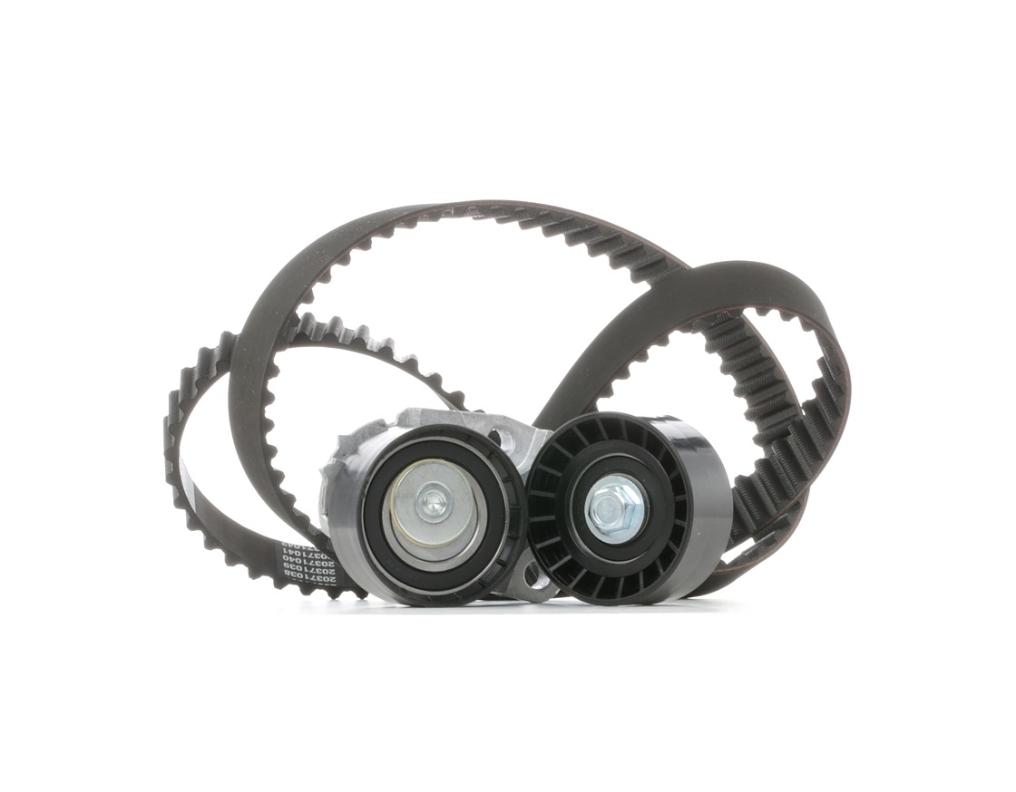 RIDEX 307T0383 Timing belt kit Number of Teeth: 127, with attachment material, with roof rails