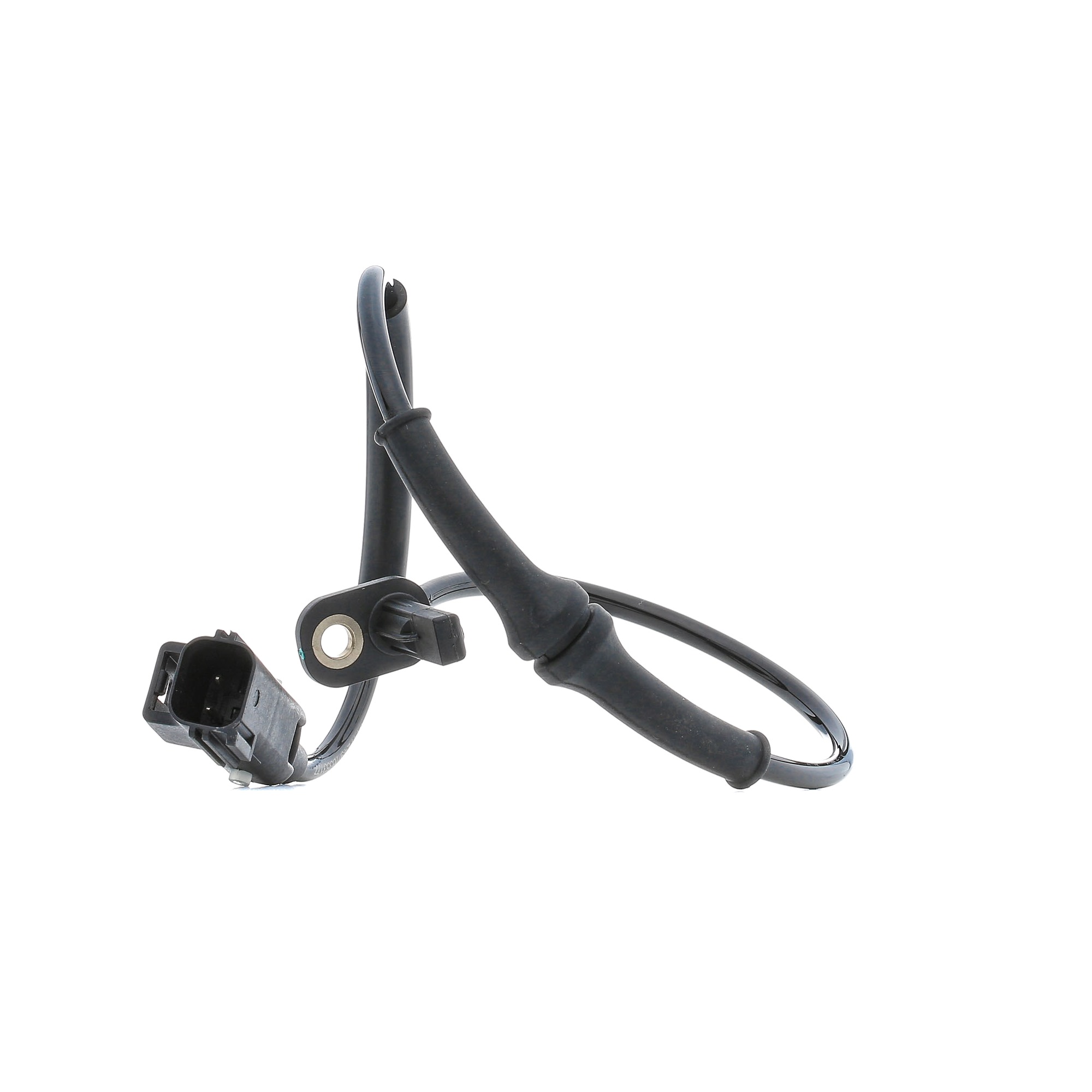 STARK SKWSS-0351291 ABS sensor Rear Axle both sides, with cable, Active sensor, 2-pin connector, 450mm, black, oval