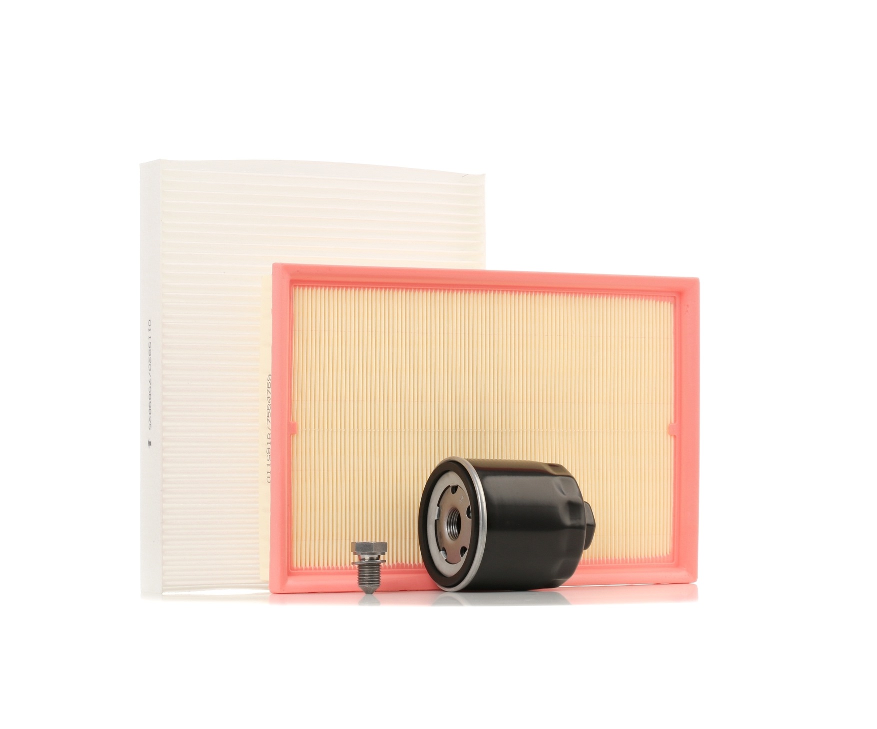 STARK SKFS-18880345 Filter kit with air filter, with oil drain plug, Pollen Filter, Spin-on Filter, four-piece