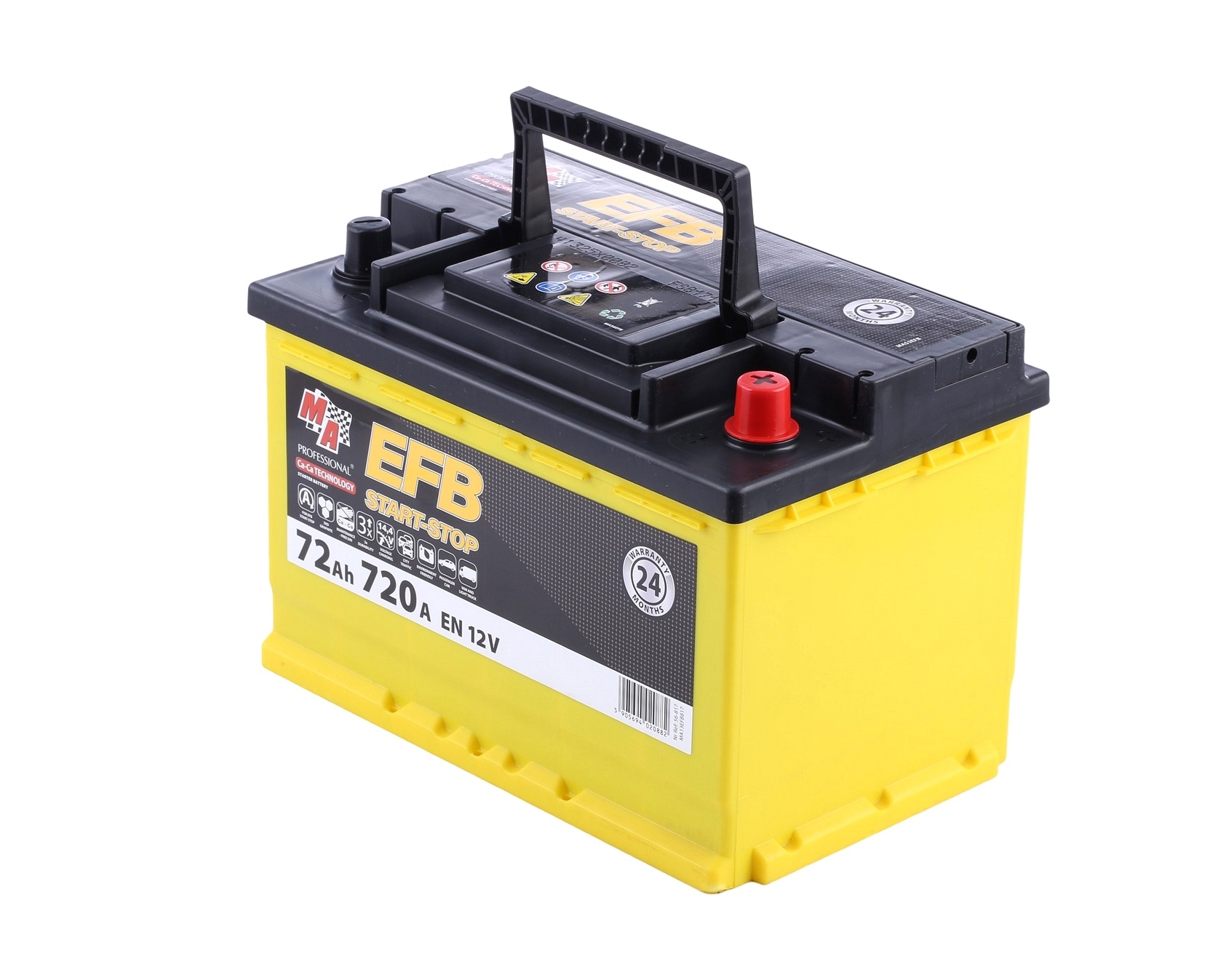 Batterie pour Polo 5 1.4 TDI 90 CH Diesel 66 KW 2014 - 2024 CUSB