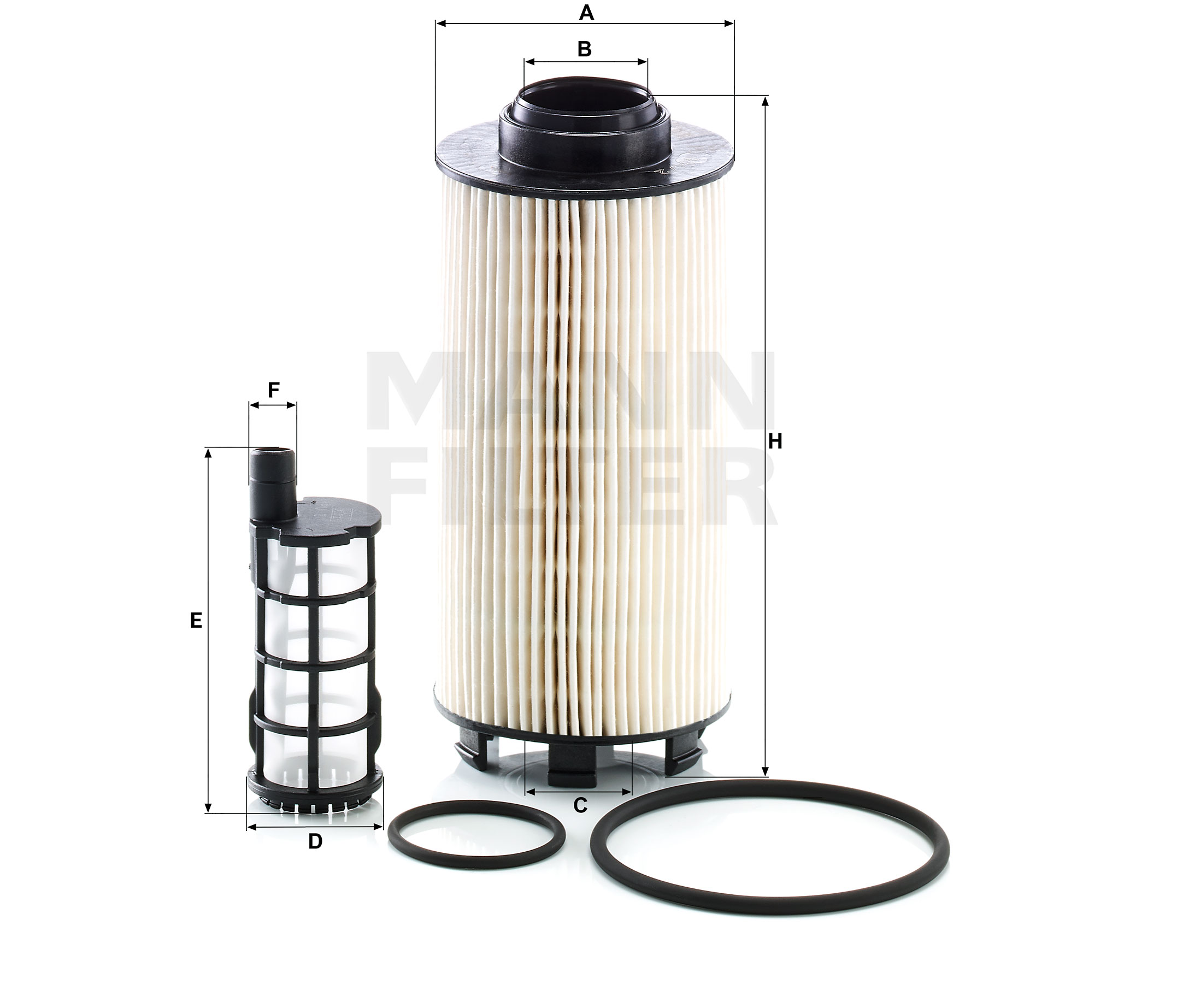 MANN-FILTER Filtr paliwa do MERCEDES-BENZ - numer produktu: PU 8010/1-2 x