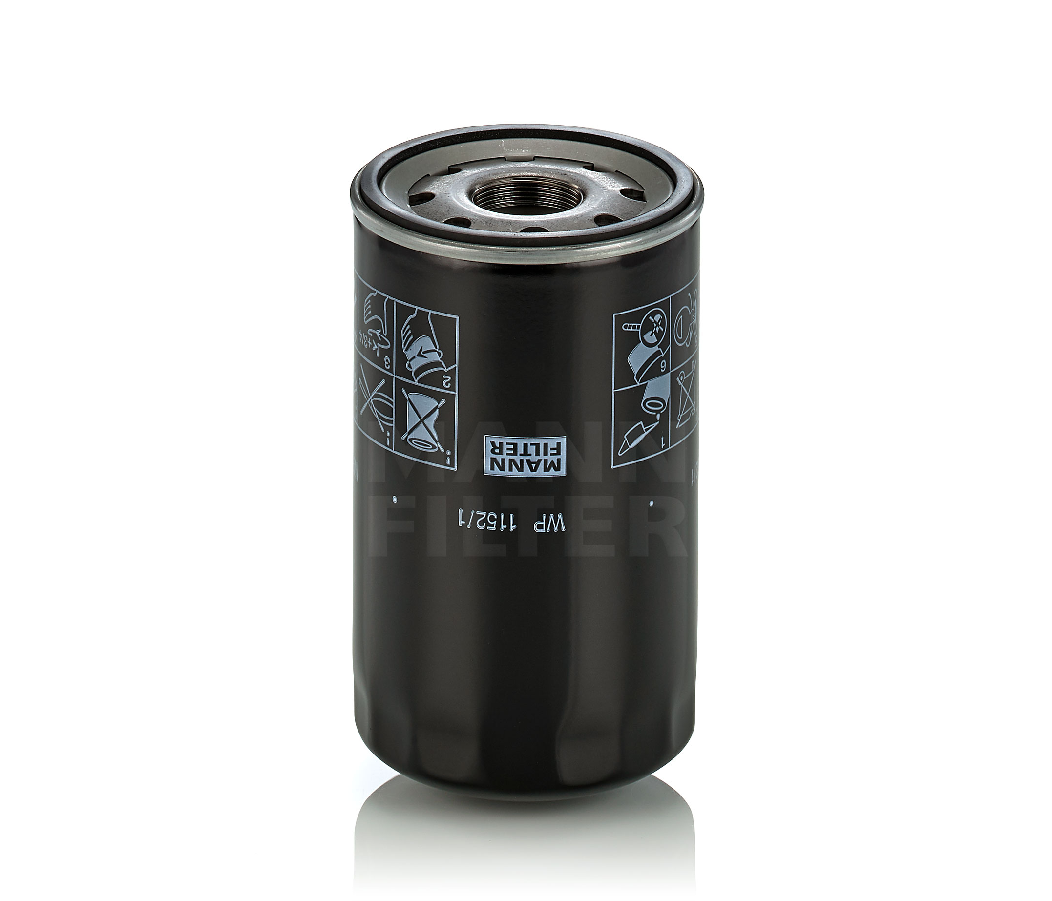 MANN-FILTER 1 3/8-16 UN-2B, Spin-on Filter Ø: 108mm, Height: 187mm Oil filters WP 1152/1 buy